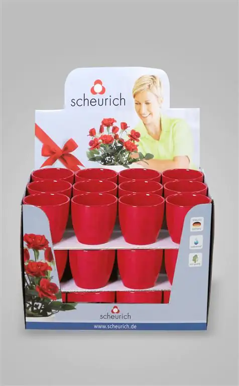 Scheurich Übertopf Serie 920 Ø 9 x 10 cm rot Scheurich Übertopf Serie 920 Ø 9 x 10 cm rot