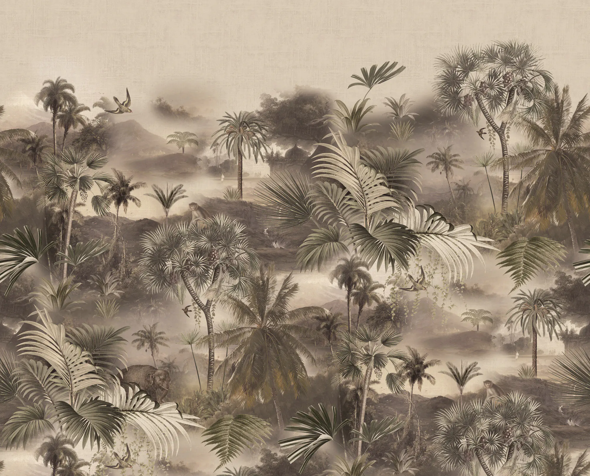 Rasch Vlies Fototapete 543629 Beige-Mittelbeige Muster & Motive 3 m x 3,71 m