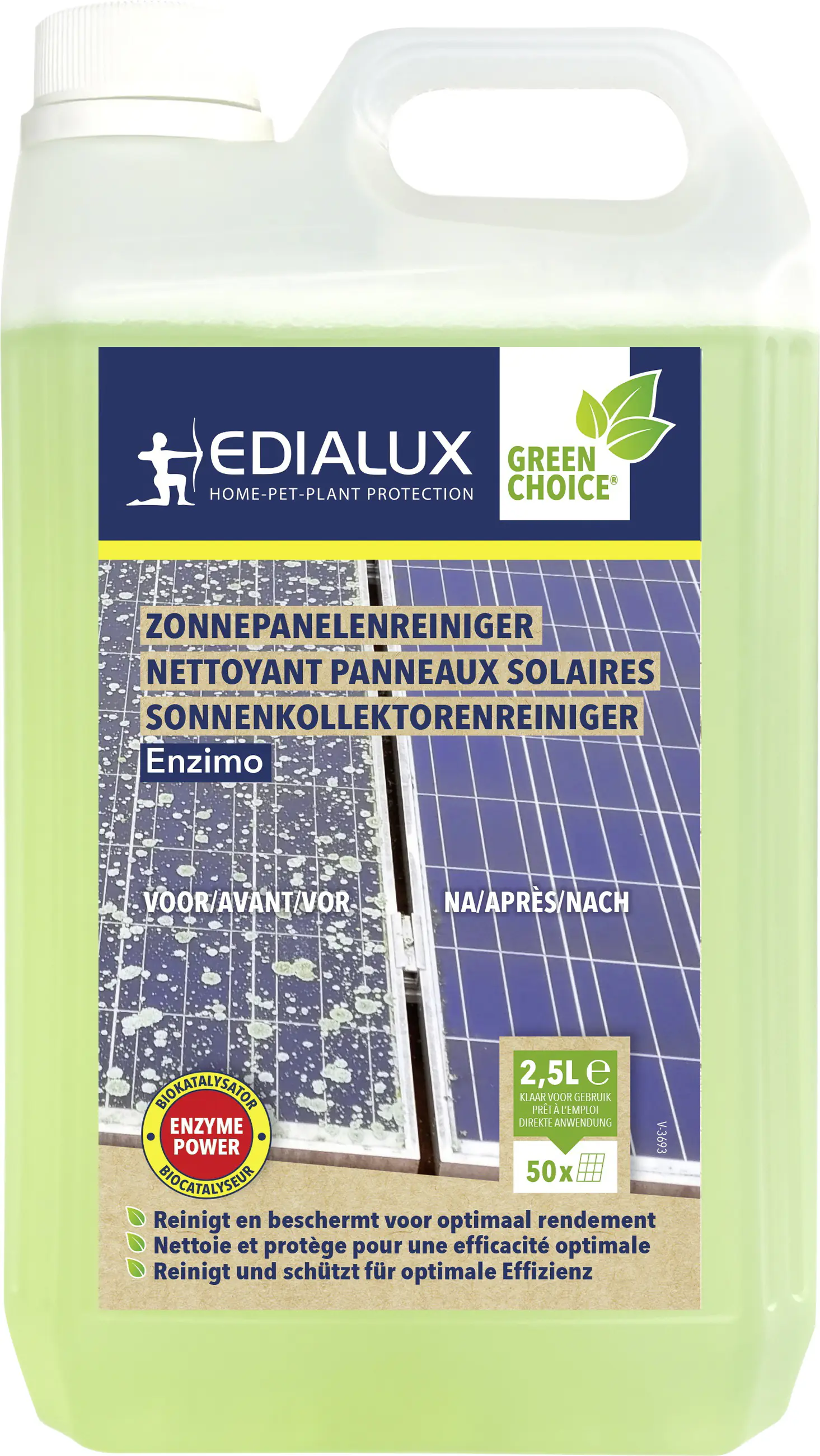Edialux Enzimo Solaranlagen- & PV-Anlagen-Reiniger 2,5L Edialux Enzimo Solaranlagen- & PV-Anlagen-Reiniger 2,5L