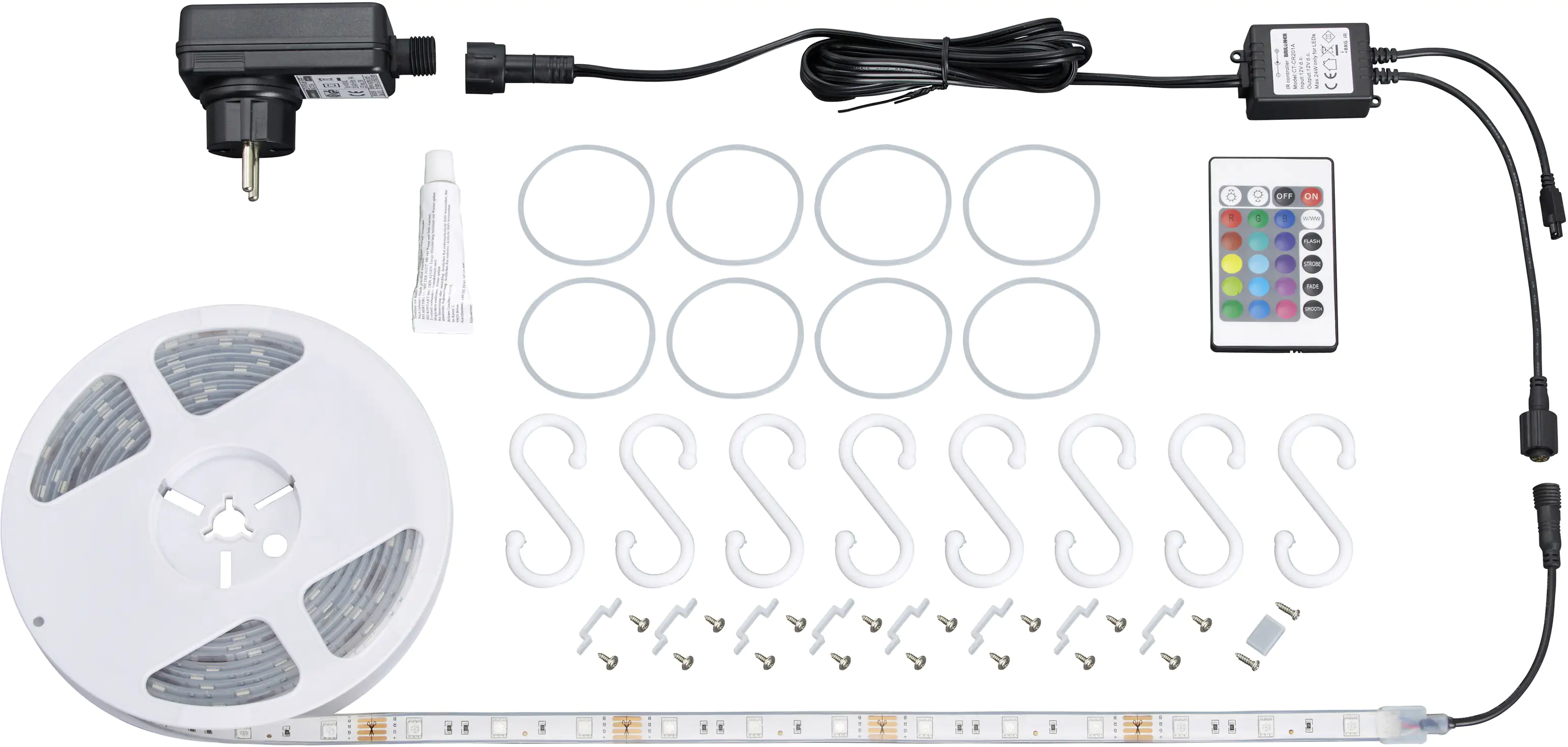 Di-Ka LED-Stripe RGB Outdoor 5 m 150 x RGB mit Farbwechselfunktion Di-Ka LED-Stripe RGB Outdoor 5 m 150 x RGB mit Farbwechselfunktion