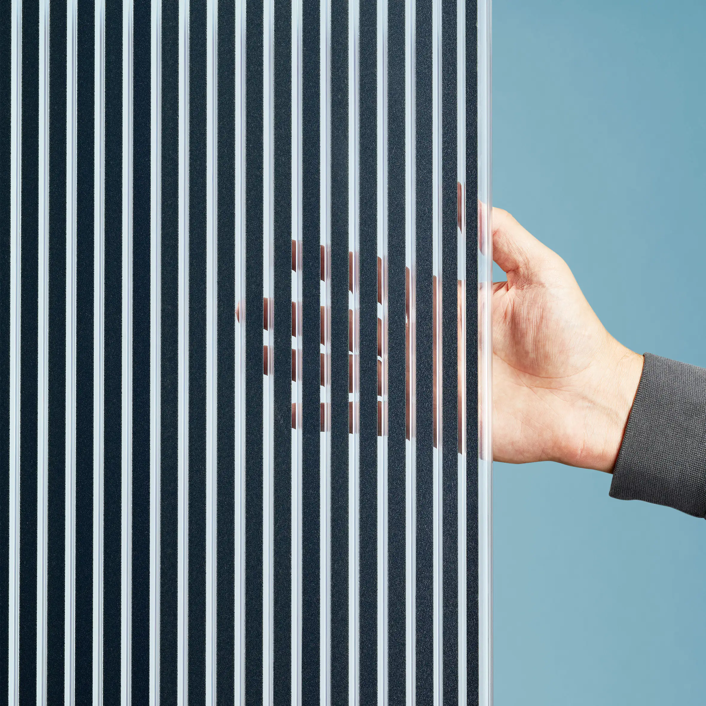 4003412155647 Gutta Doppelstegplatte-Erweiterungsset Zebraplatte 300 x 98 x 1,6cmm anthrazit