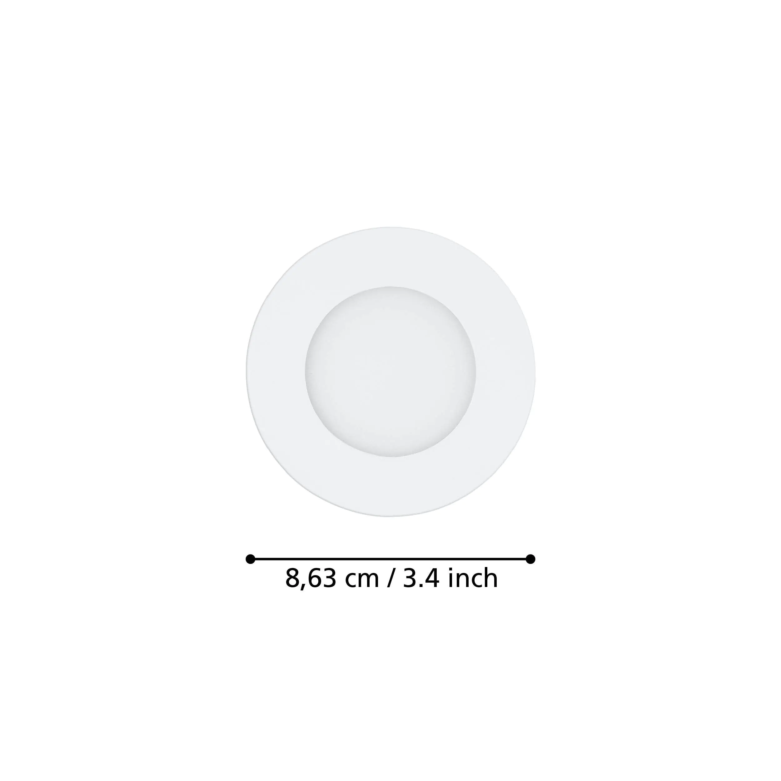 Eglo Connect 3er Set LED Einbauleuchte Fueva-Z Ø 8,5 cm dimmbar Smart Home Eglo Connect 3er Set LED Einbauleuchte Fueva-Z Ø 8,5 cm dimmbar Smart Home