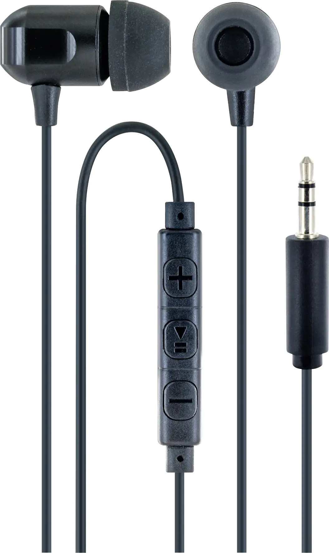Schwaiger Kopfhörer In-Ear schwarz Mikrofon, Klinkenanschluss