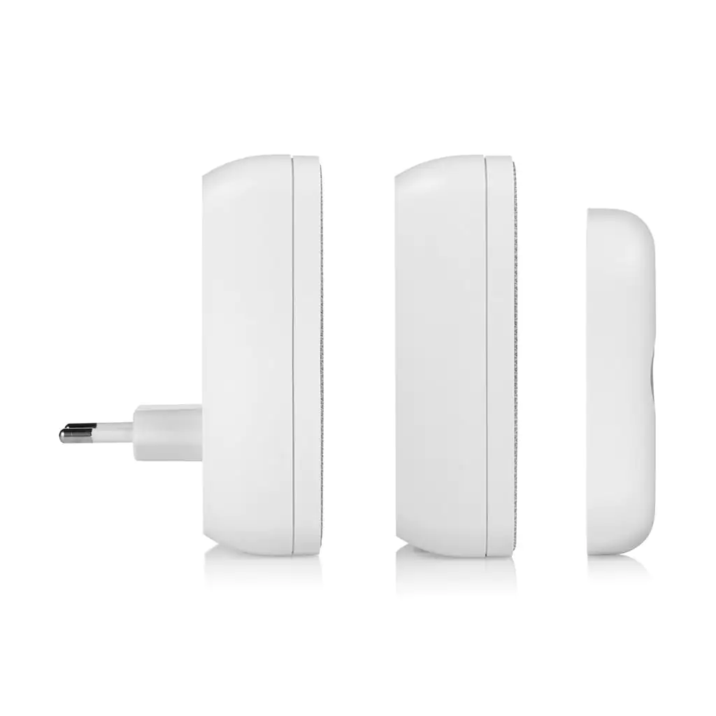 Byron Funk-Türklingel Set mit USB Anschluss weiß Byron Funk-Türklingel Set mit USB Anschluss weiß