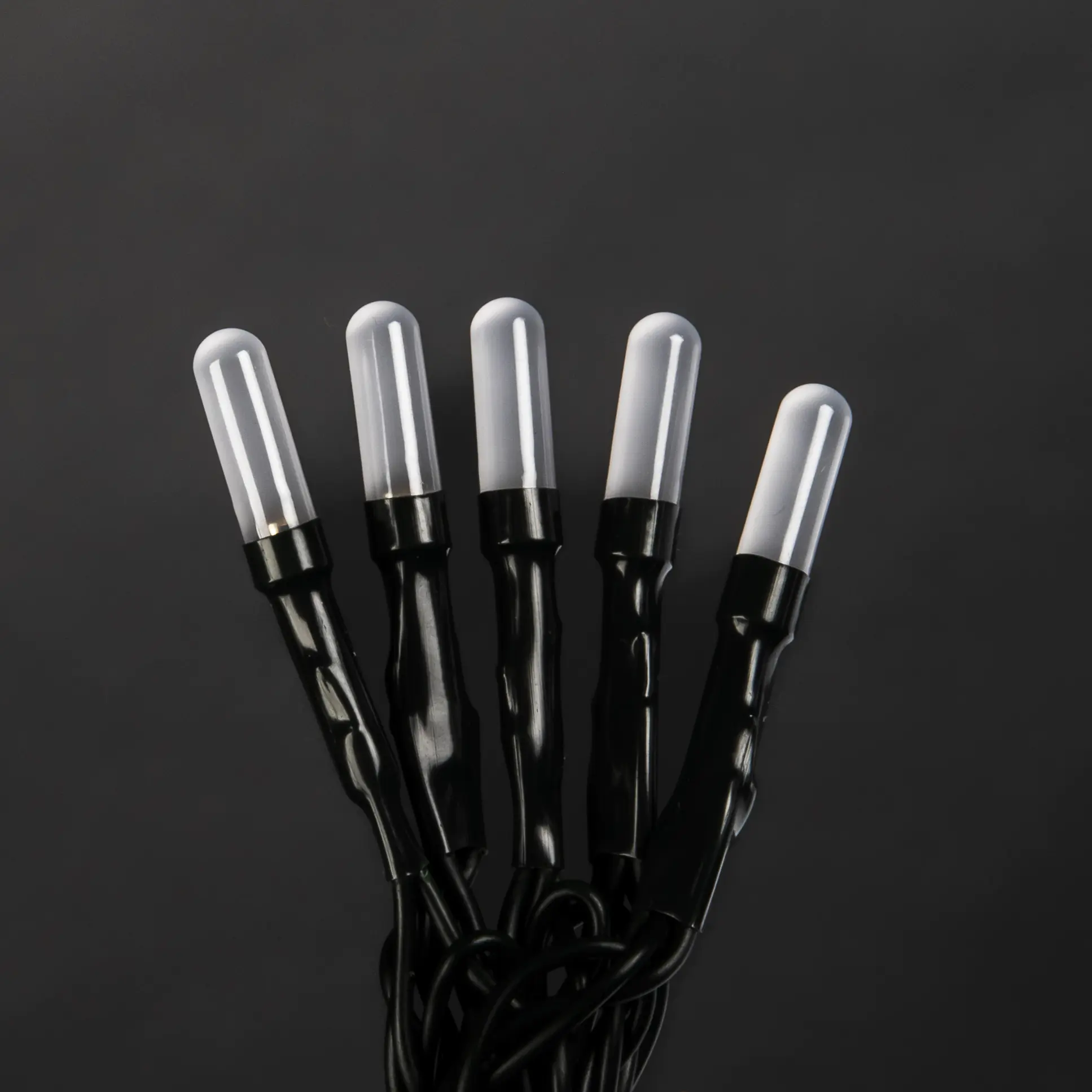 Konstsmide Micro LED Lichterkette slim frosted Innen 50 bernsteinfarbene Dioden 9,9 m