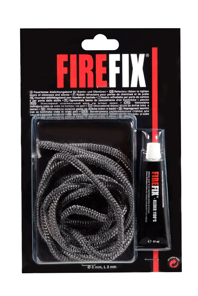 FireFix Keramikkordel Ø 6 mm, 200 cm