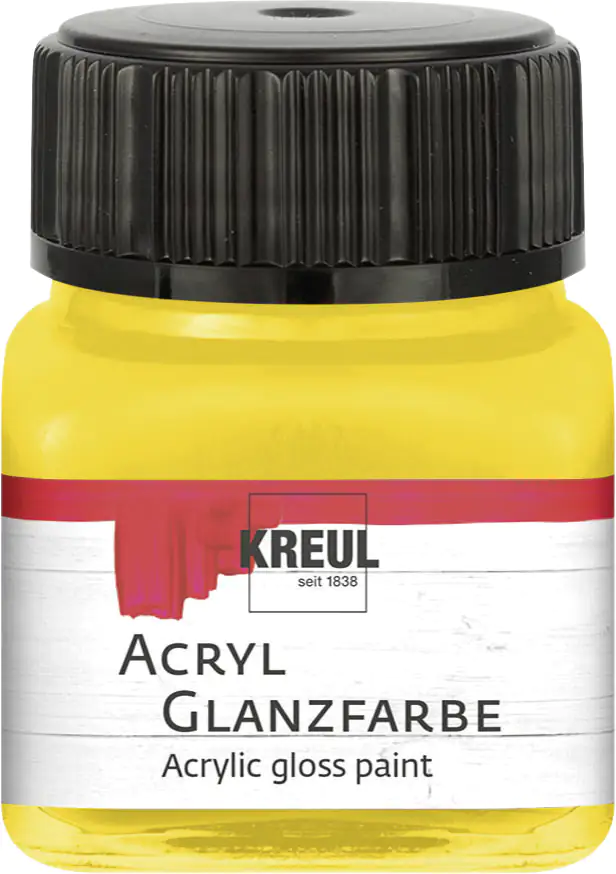 Kreul Acryl Glanzfarbe sonnengelb 20 ml Kreul Acryl Glanzfarbe sonnengelb 20 ml
