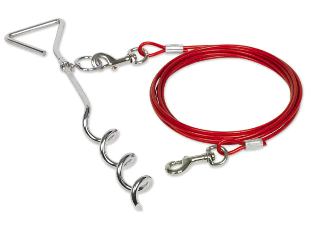 4033766730610 Nobby Anlegepflock mit Leine 4,5 m länge