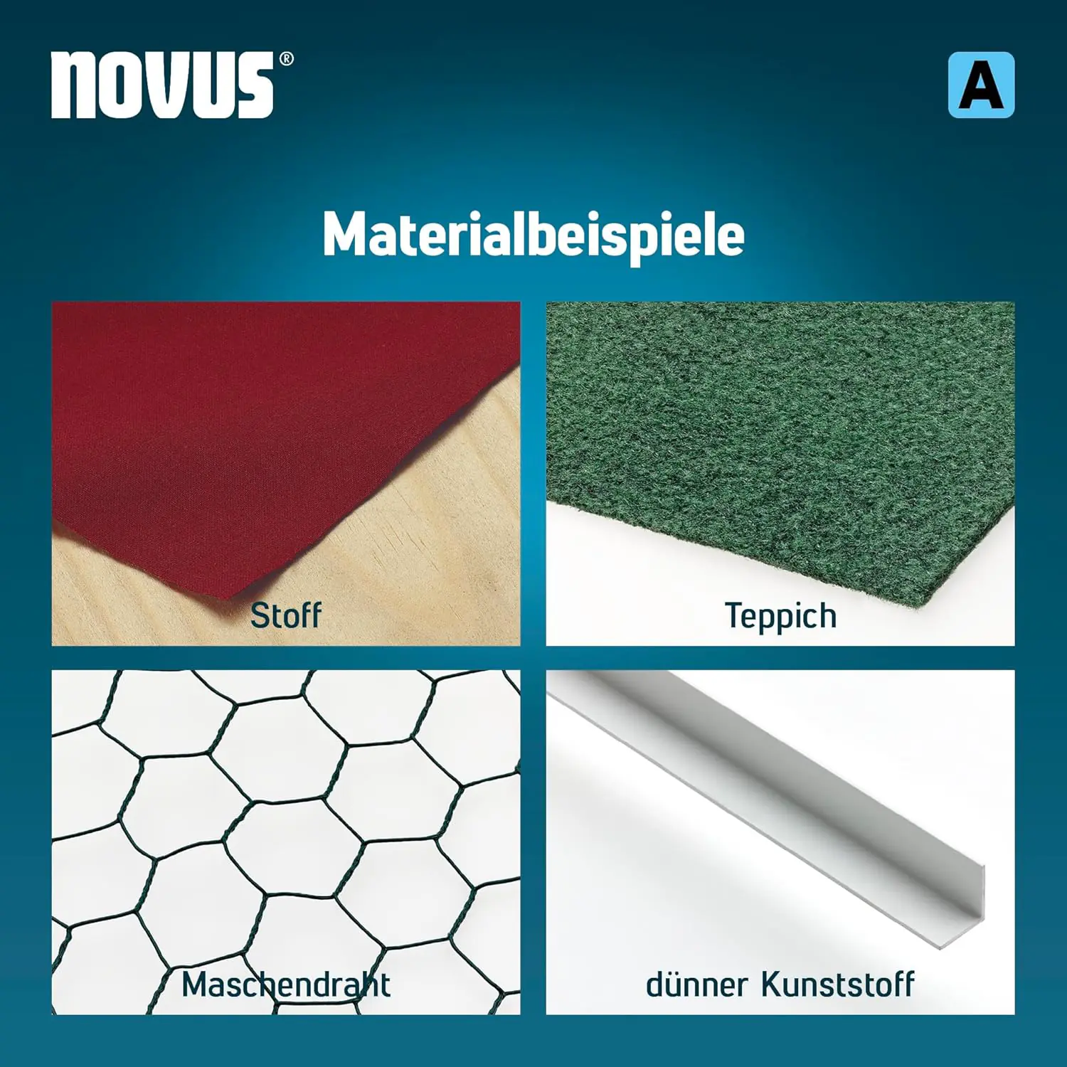 Novus Feindrahtklammern Typ A 8 mm 800 Stück 