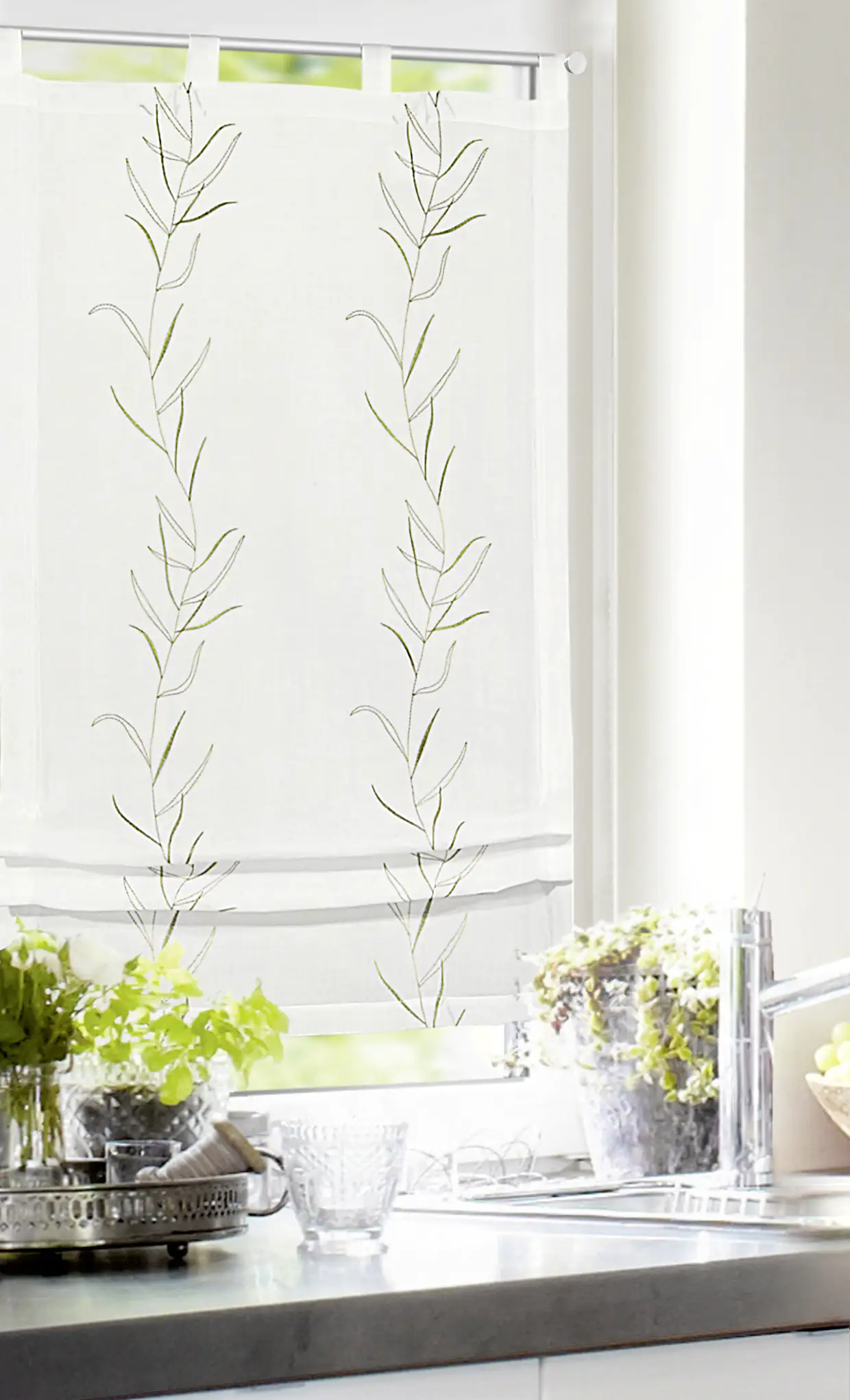 Neusser Collection Klipsrollo grün, 60 x 120 cm