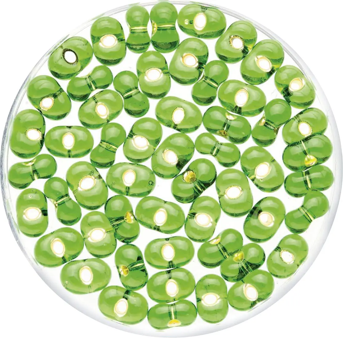 Glorex Farfalle Silbereinzug 6,5 mm 17 g, dunkelgrün