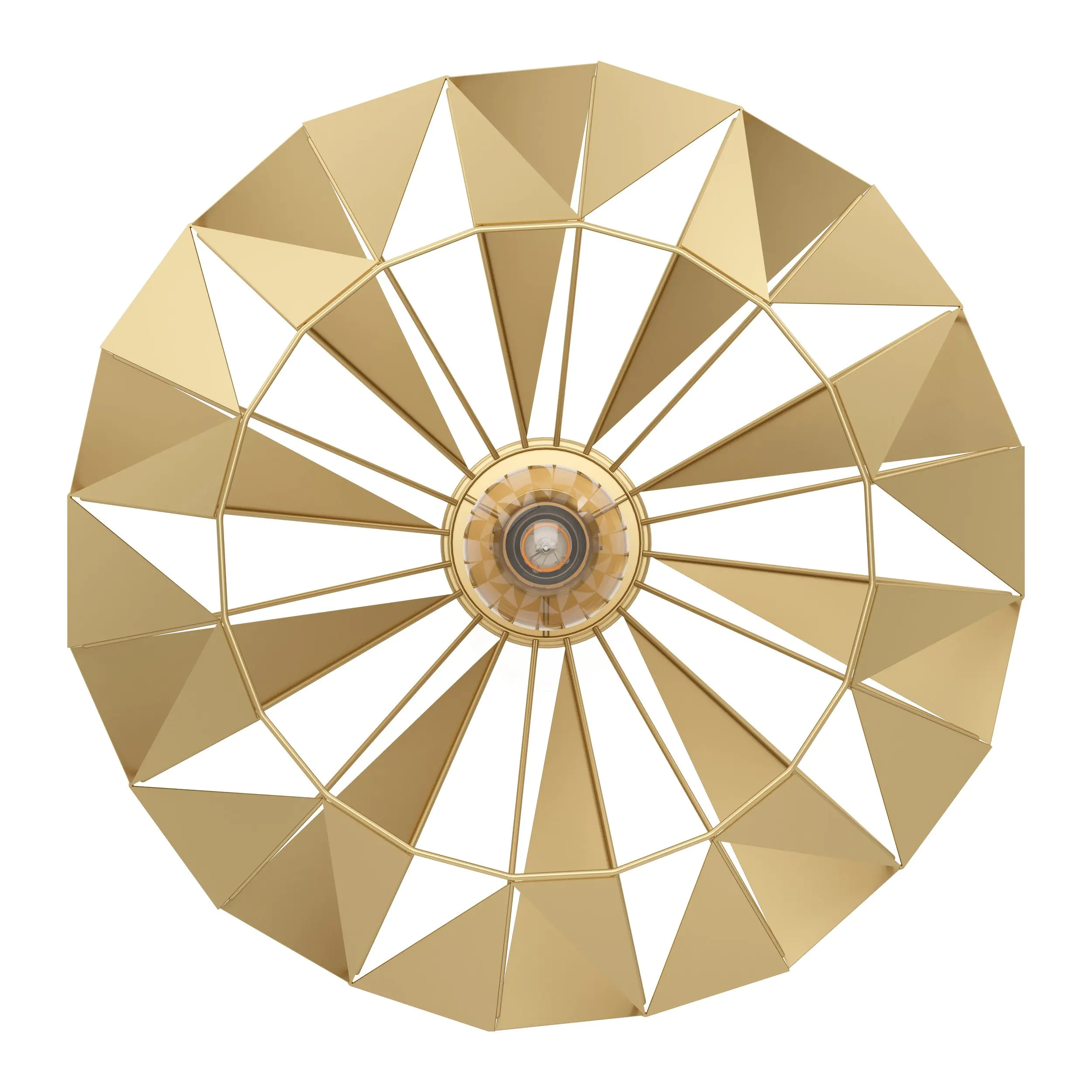 Eglo Deckenleuchte Carlton gold Ø 47 cm E27 Eglo Deckenleuchte Carlton gold Ø 47 cm E27