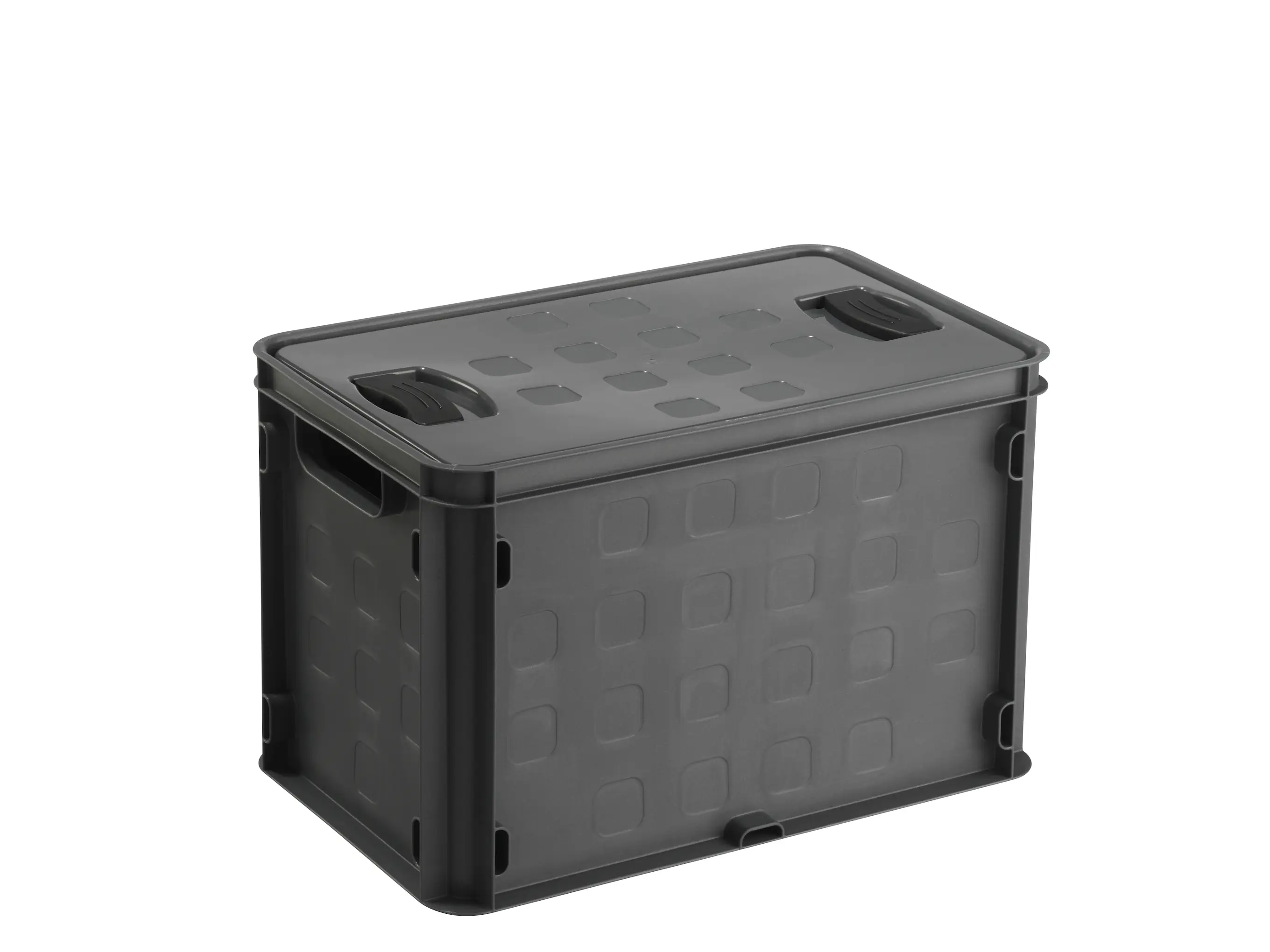 Sunware geschlossene Aufbewahrungsbox Square 26L anthrazit 40 x 25 x 26 cm