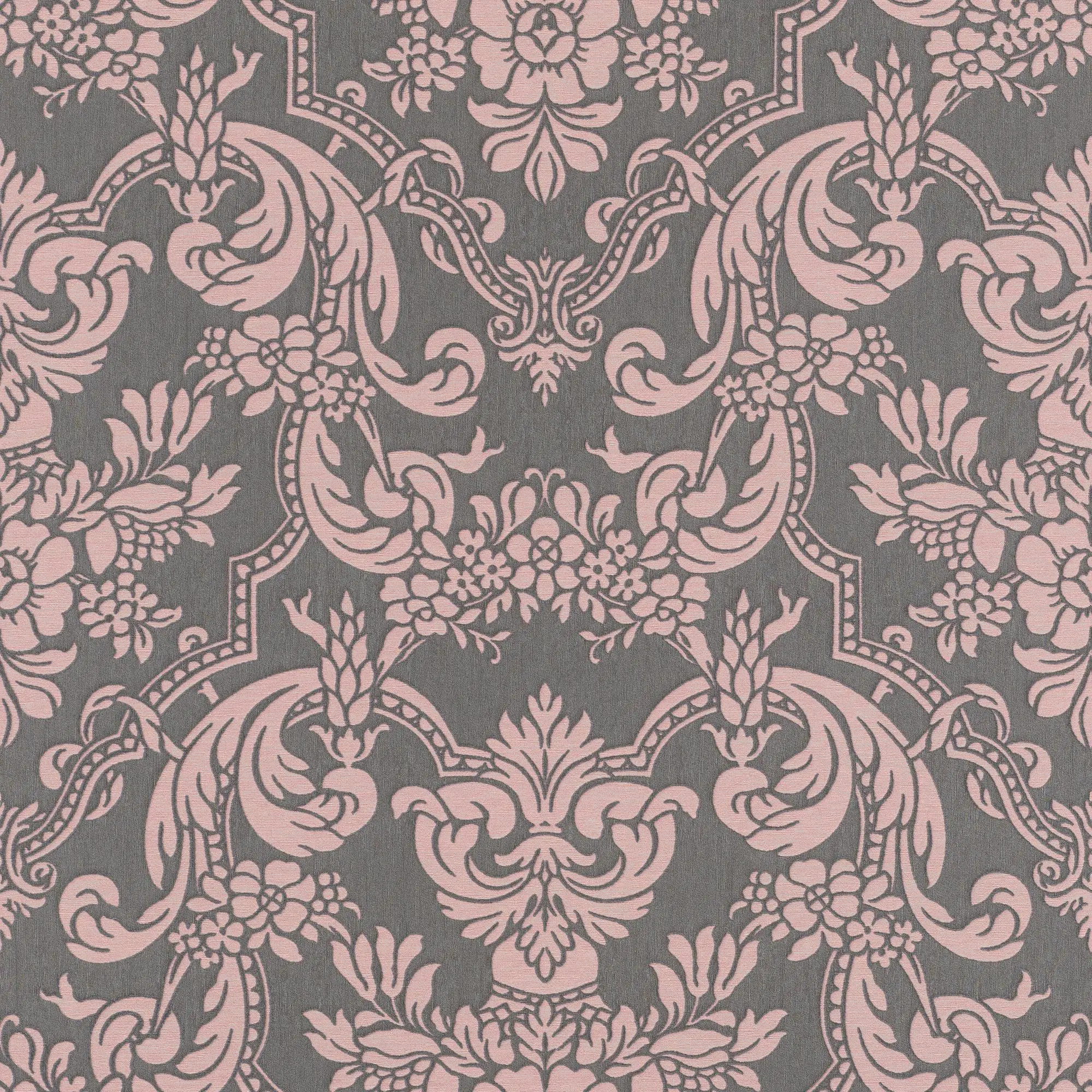 Rasch Vliestapete 570649 Trianon XIII ornament grau-rose, 10,05 x 0,53 m Rasch Vliestapete 570649 Trianon XIII ornament grau-rose, 10,05 x 0,53 m