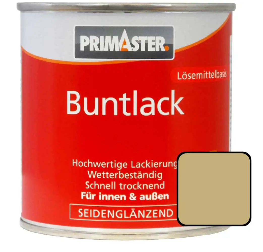 Primaster Buntlack RAL 1001 750 ml beige seidenglänzend