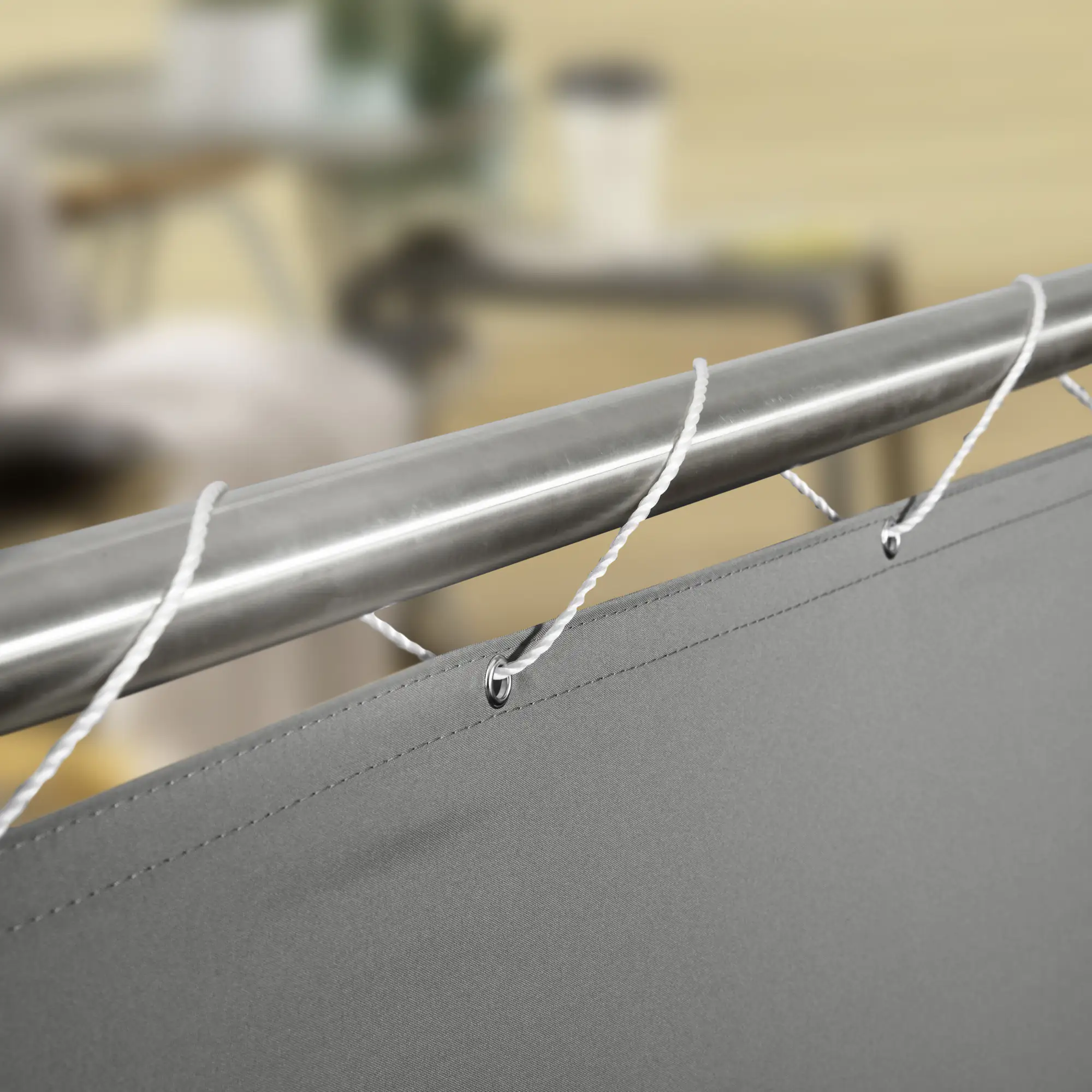 Windhager Balkonblende Malta 0,9 x 5 m, silber-grau Windhager Balkonblende Malta 0,9 x 5 m, silber-grau