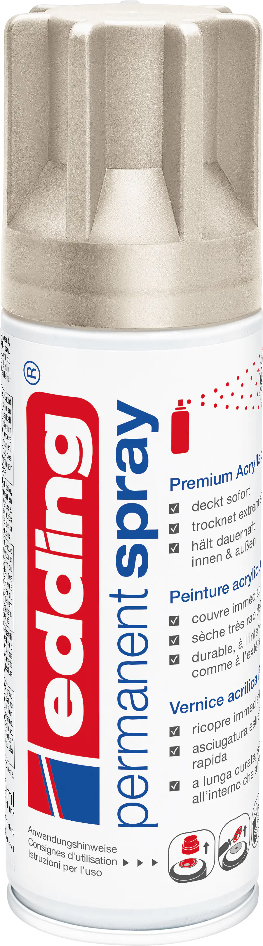 edding 5200 Permanent Spray champagner gold