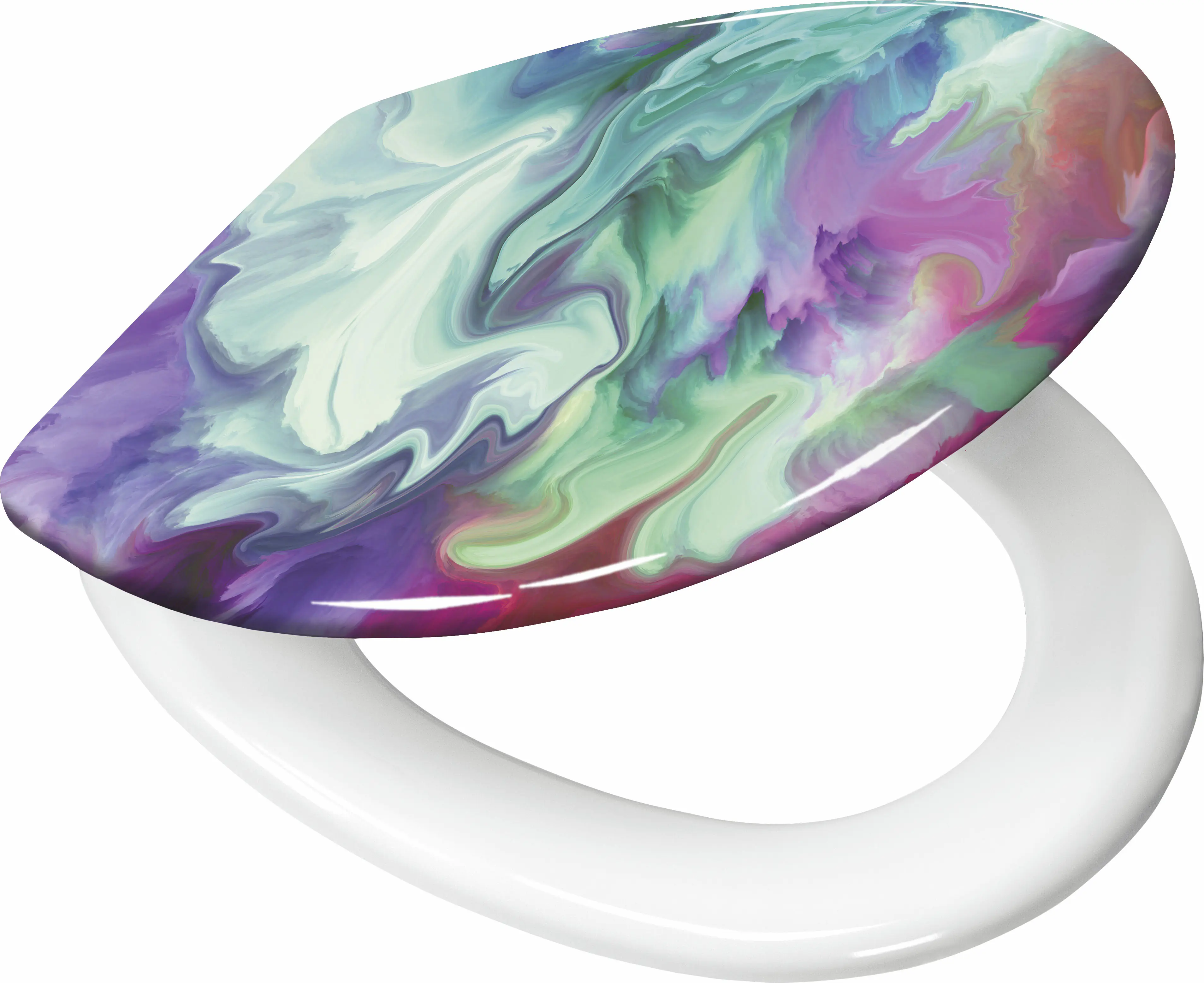 Kleine Wolke WC-Sitz mit Absenkautomatik multicolor