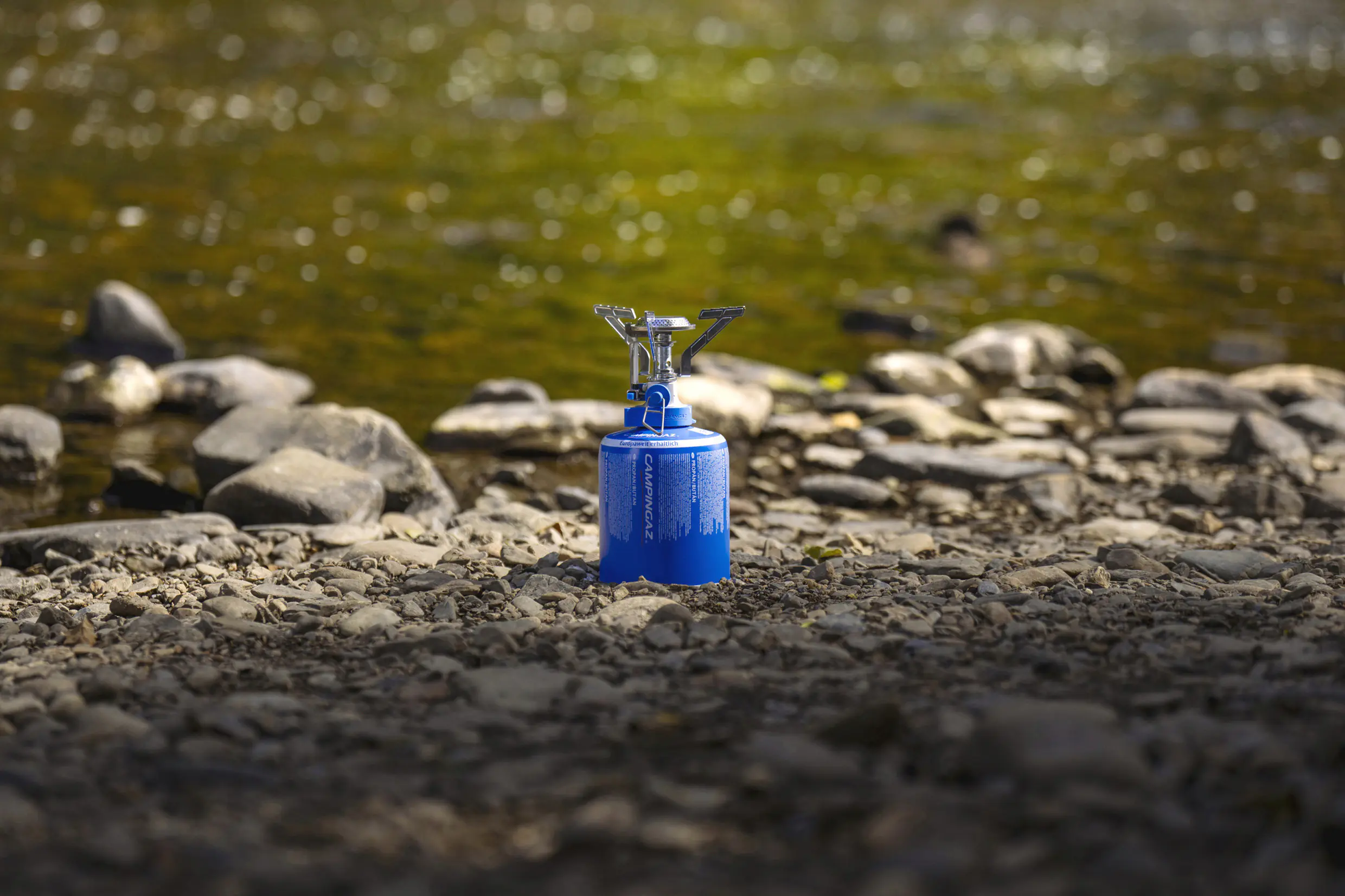 Campingaz Campingkocher Twister Connect PZ blau-silber