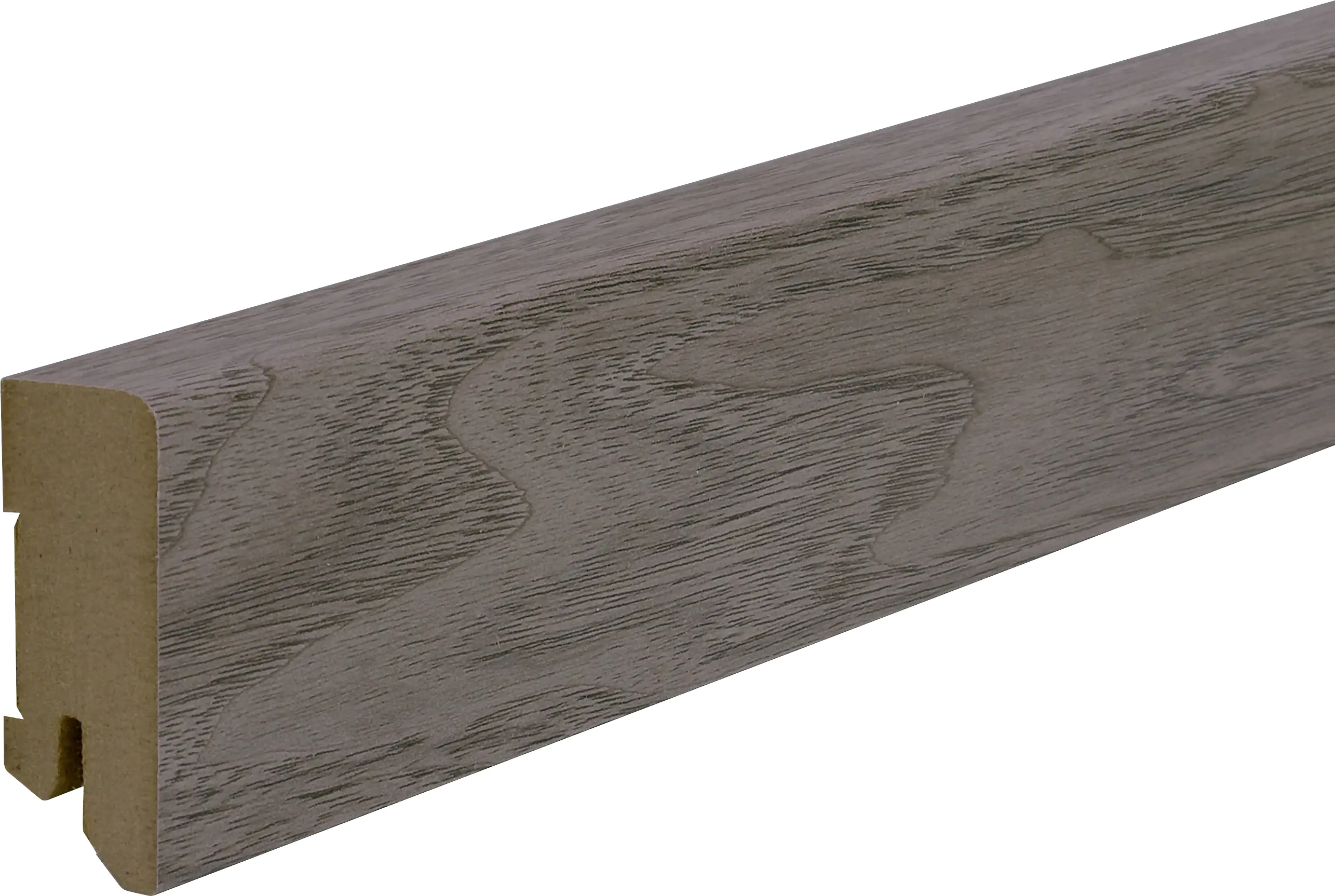 B.S. Bauprogramm Clip-Sockelleiste 250 cm 50 x 18 mm Tornado