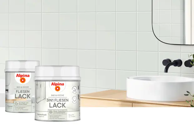 Alpina Fliesen-Lacke für Bad & Küche
