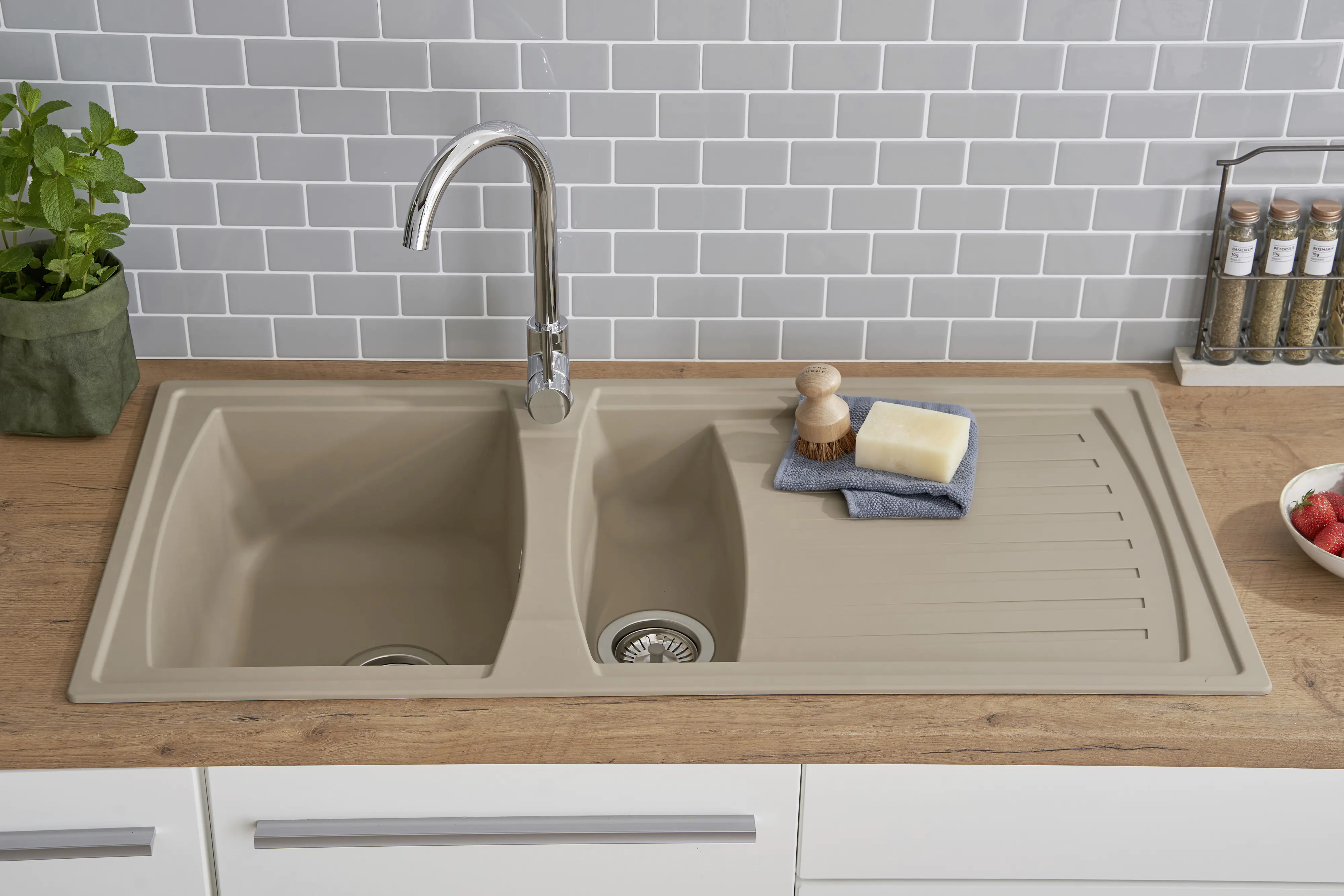 respekta Mineralite Einbauspüle BOSTON100X50B respekta Mineralite Einbauspüle BOSTON100X50B