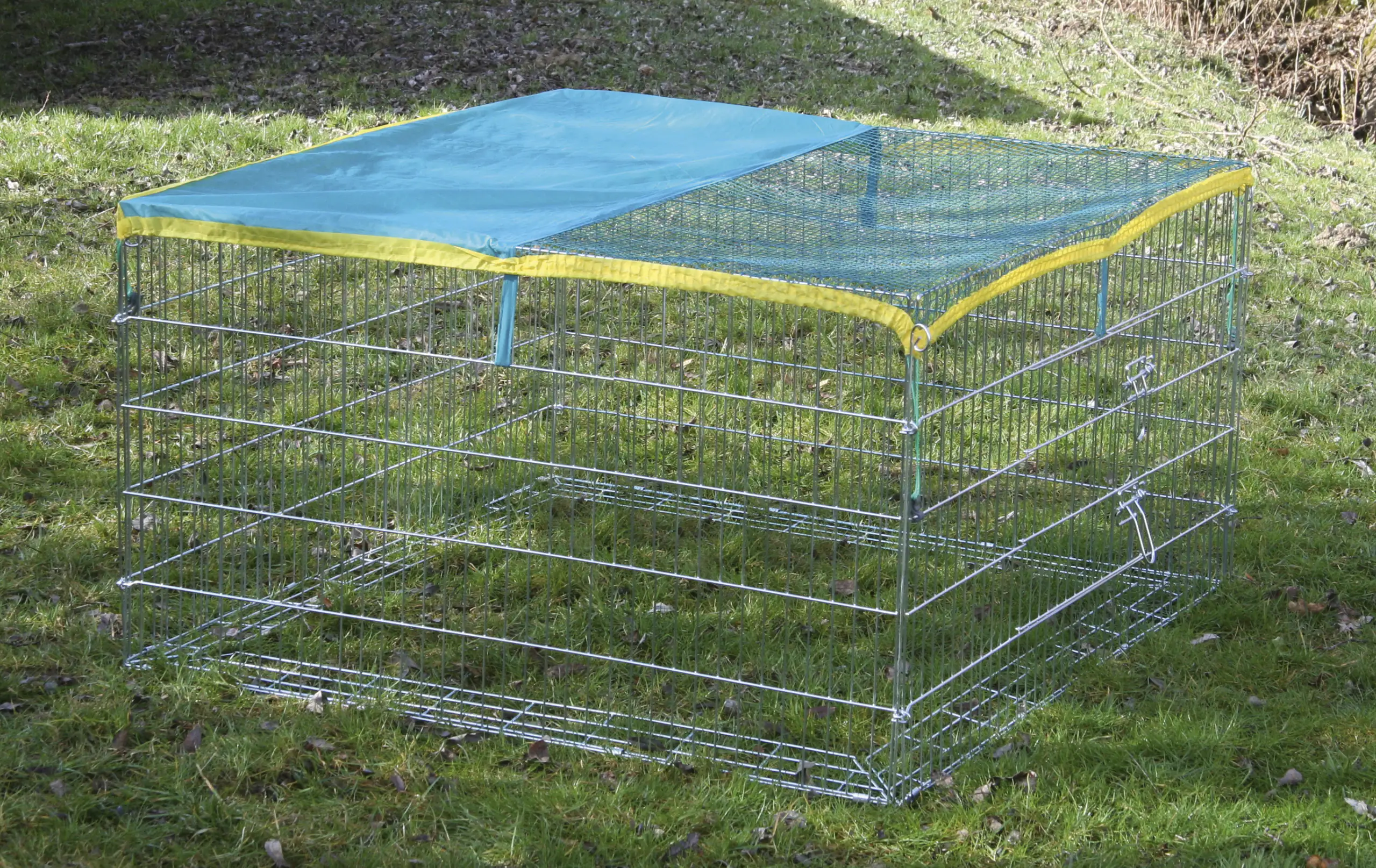 Kerbl Freigehege mit Ausbruchsperre LxBxH: 115x115x65 cm