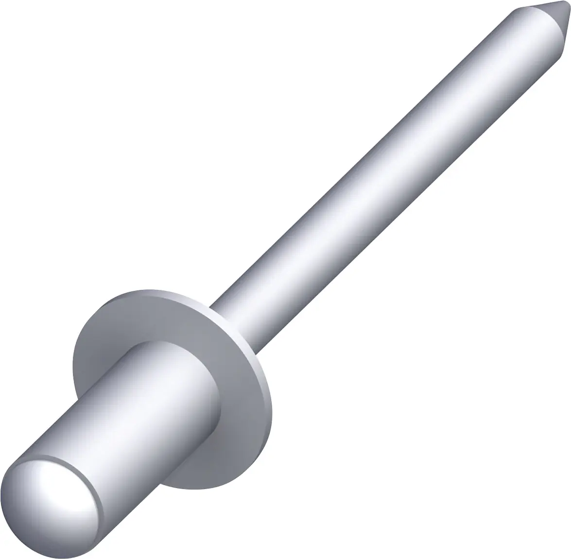 alfer Blindniete 5 mm 5 x 10 mm Stahl verzinkt