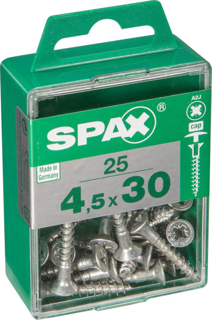 Spax Universalschrauben 4.5 x 30 mm PZ 2 - 25 Stk.