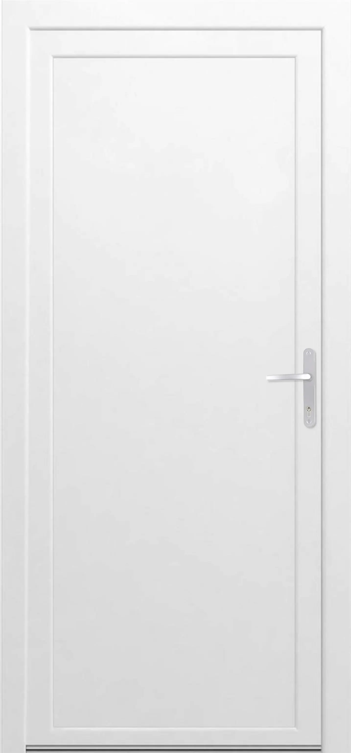 Panto Kunststoff-Nebeneingangstür K500-88 88 x 198 cm DIN R weiß