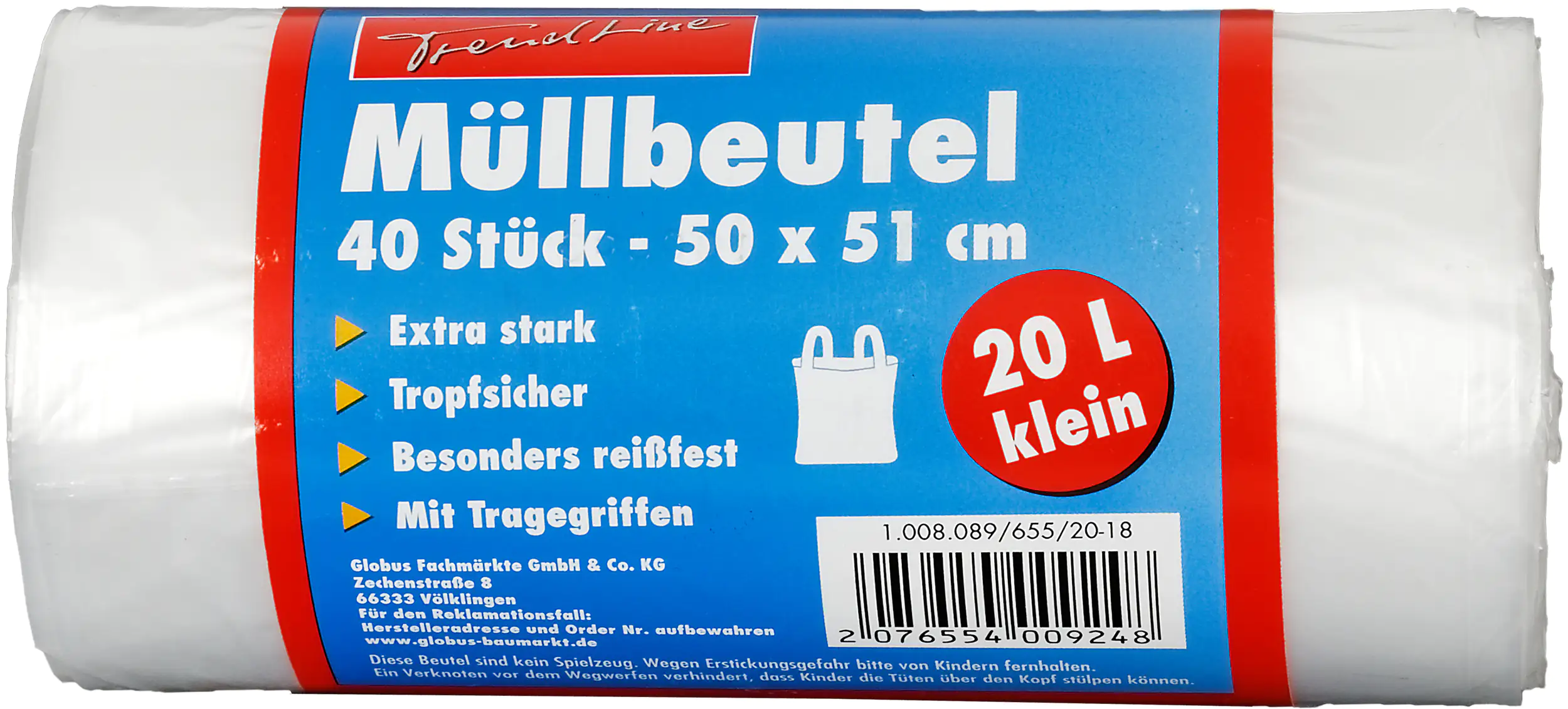 TrendLine Müllbeutel 20 L 40 Stück TrendLine Müllbeutel 20 L 40 Stück