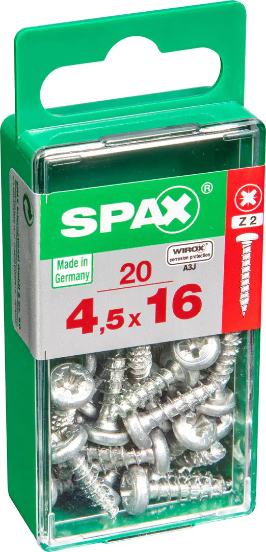 Spax Universalschrauben 4.5 x 16 mm TX 20 - 20 Stk.