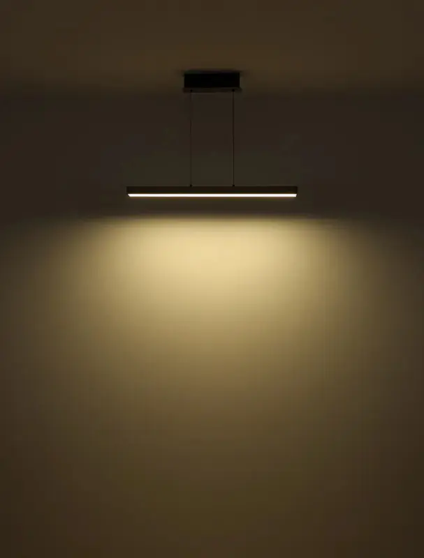 Globo LED-Pendelleuchte Ethan 150 x 150 cm grau dunkel warmweiß