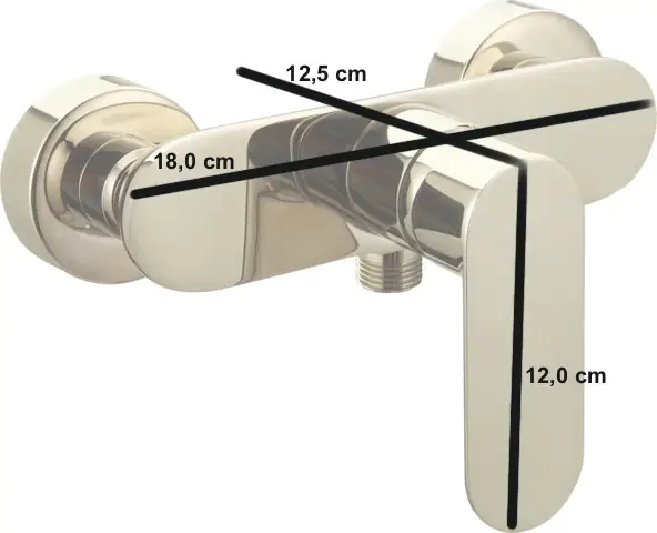 Primaster Duscharmatur Prag lightgold