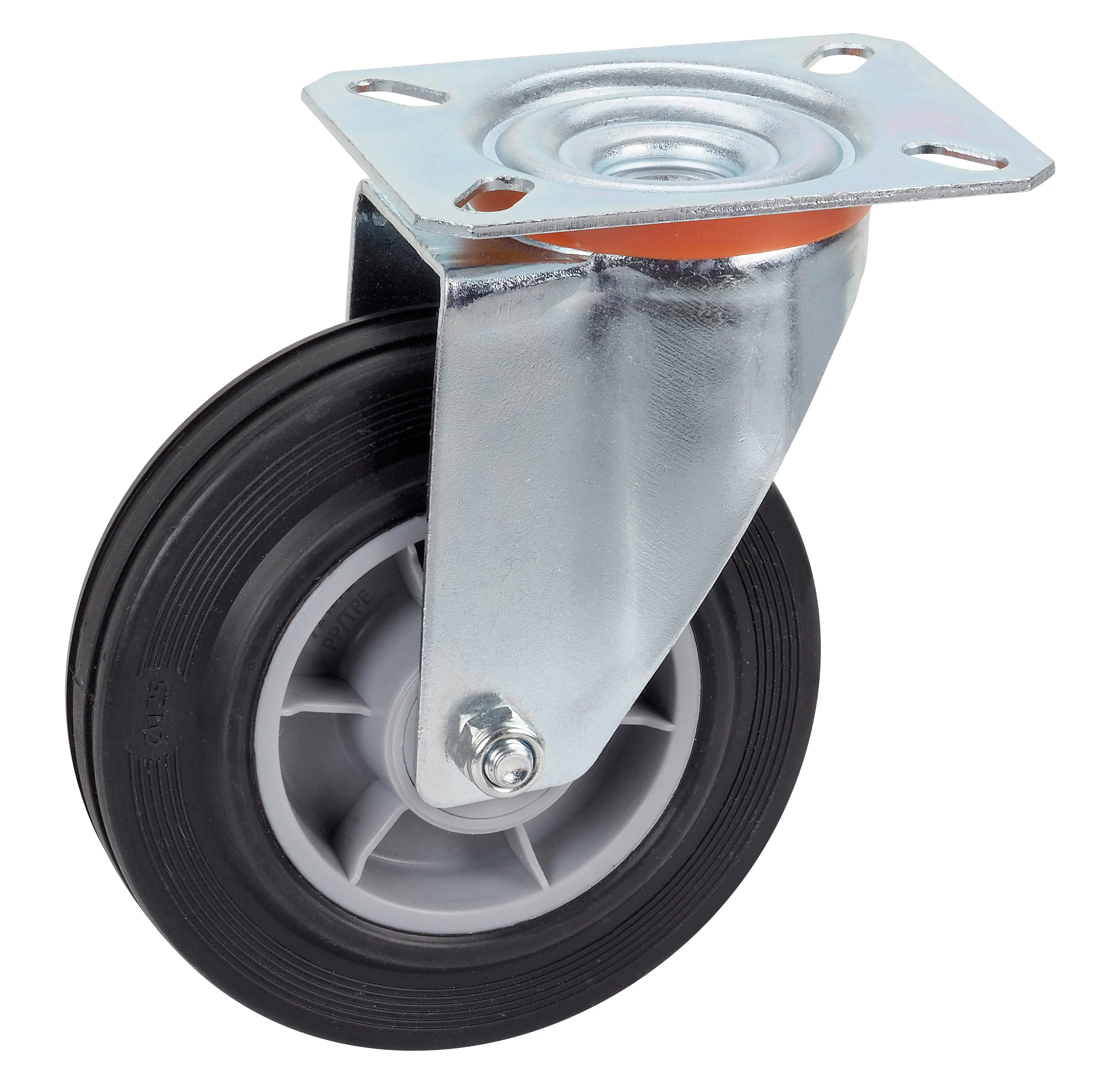 Geräte-Lenkrolle 125 x 35,5 mm Tragkr. 100 kg