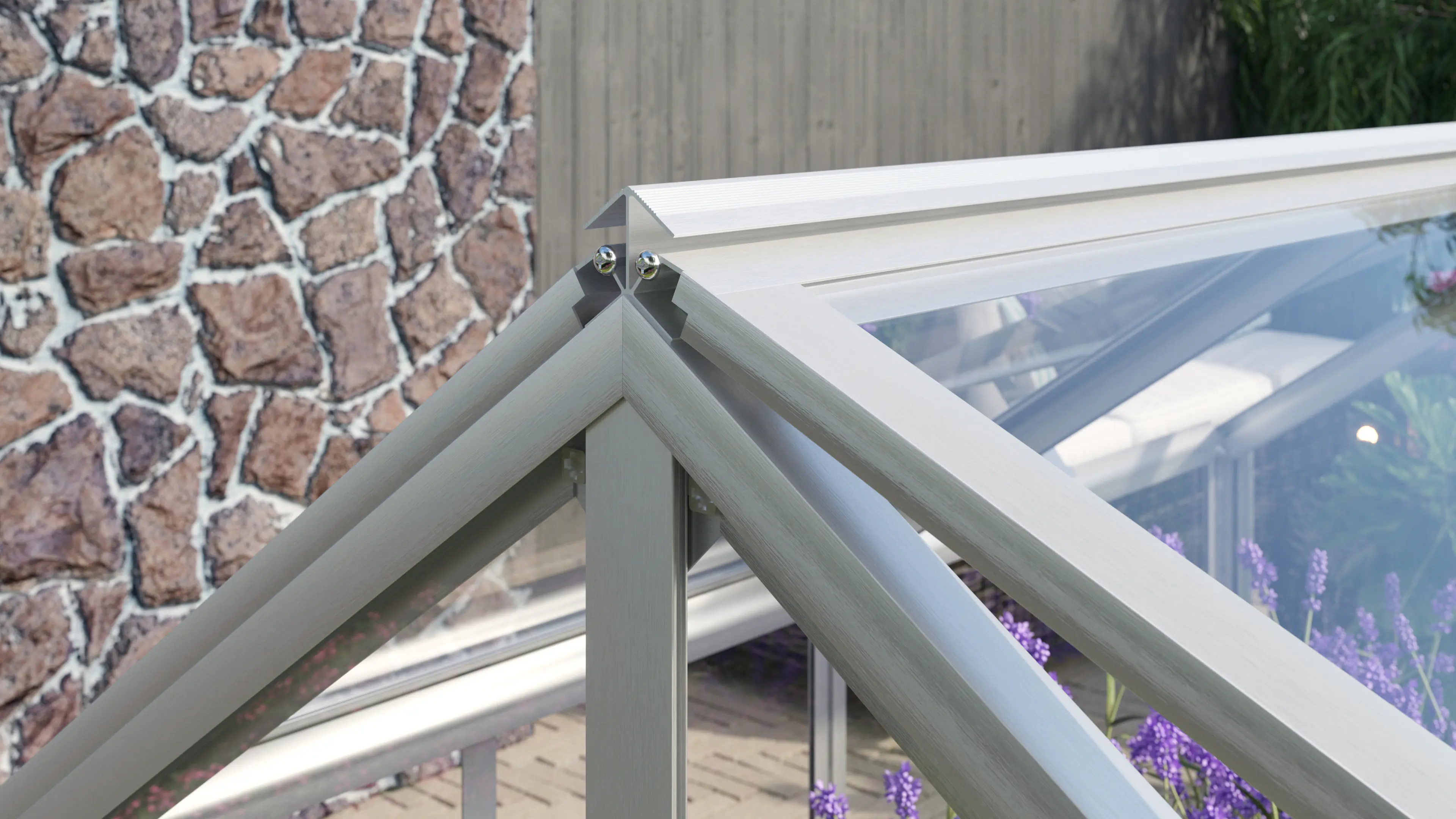 Vitavia Hochfrühbeet Zola 89 x 124 x 71 cm 3 mm Sicherheitsglas