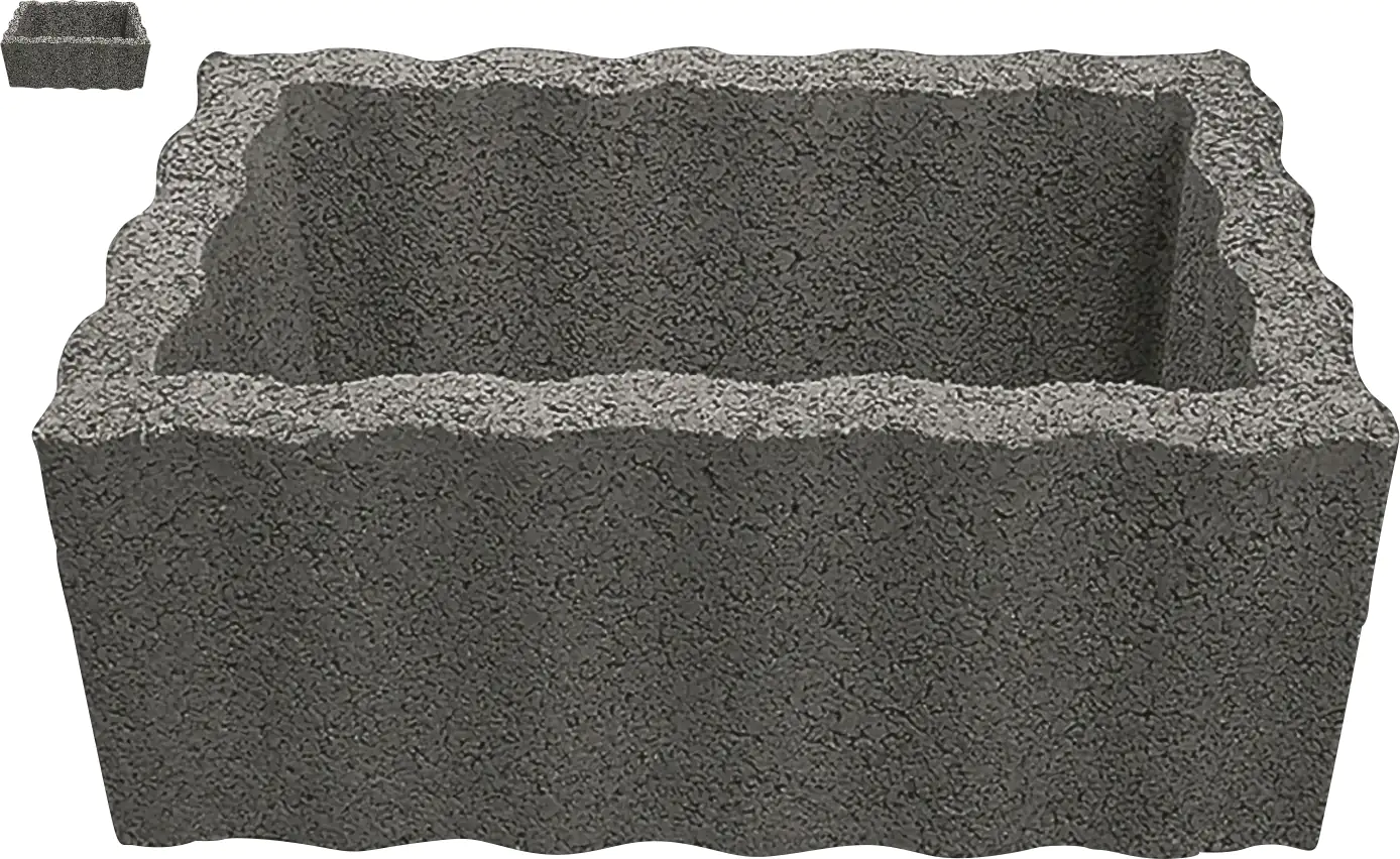 Christoph Pflanzstein Raster 60 x 40 x 25 cm anthrazit kaufen | Globus  Baumarkt
