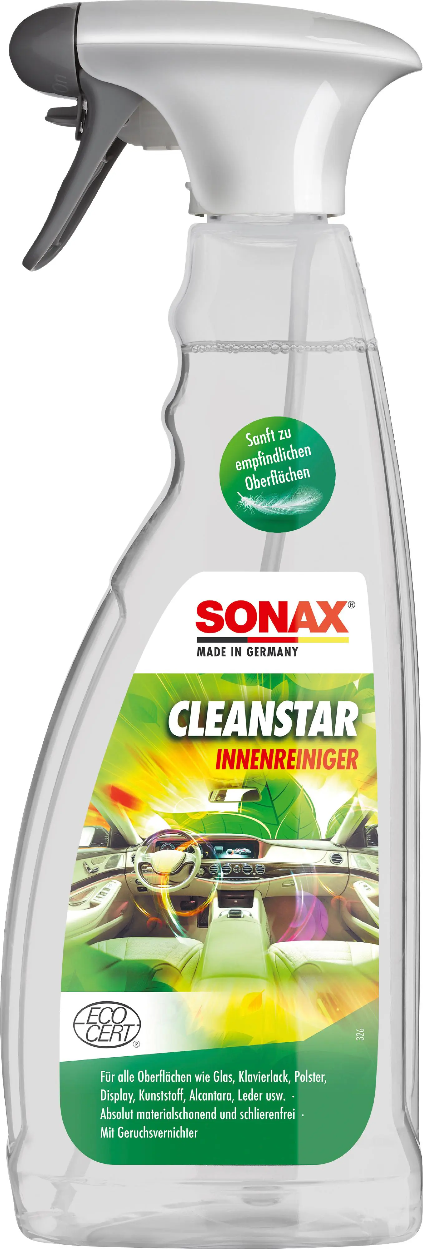 Sonax Auto Innenreiniger CleanStar Ecocert 750 ml