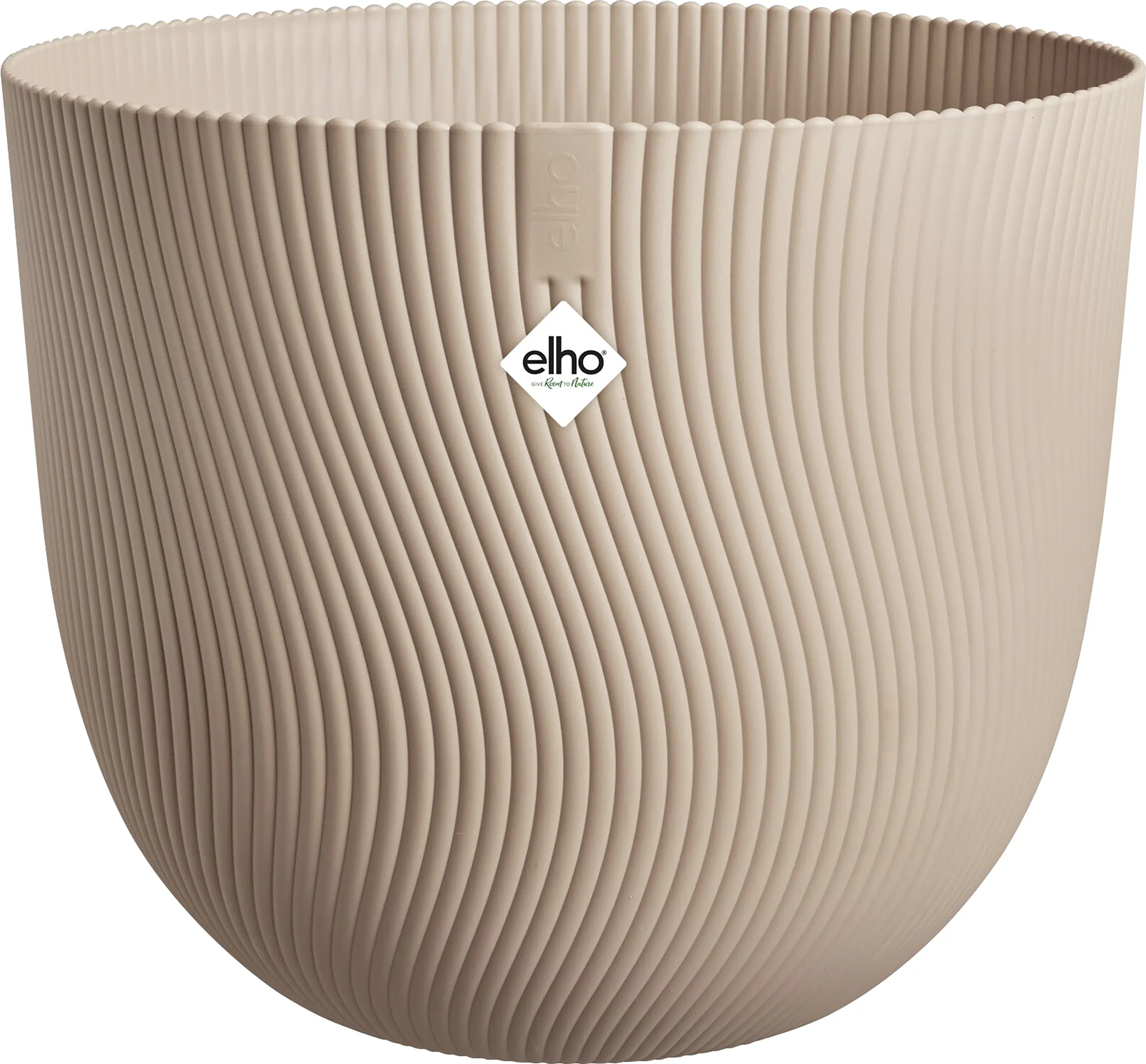 Elho Übertopf Sereh Kunststoff braun Ø 39 x 33 cm