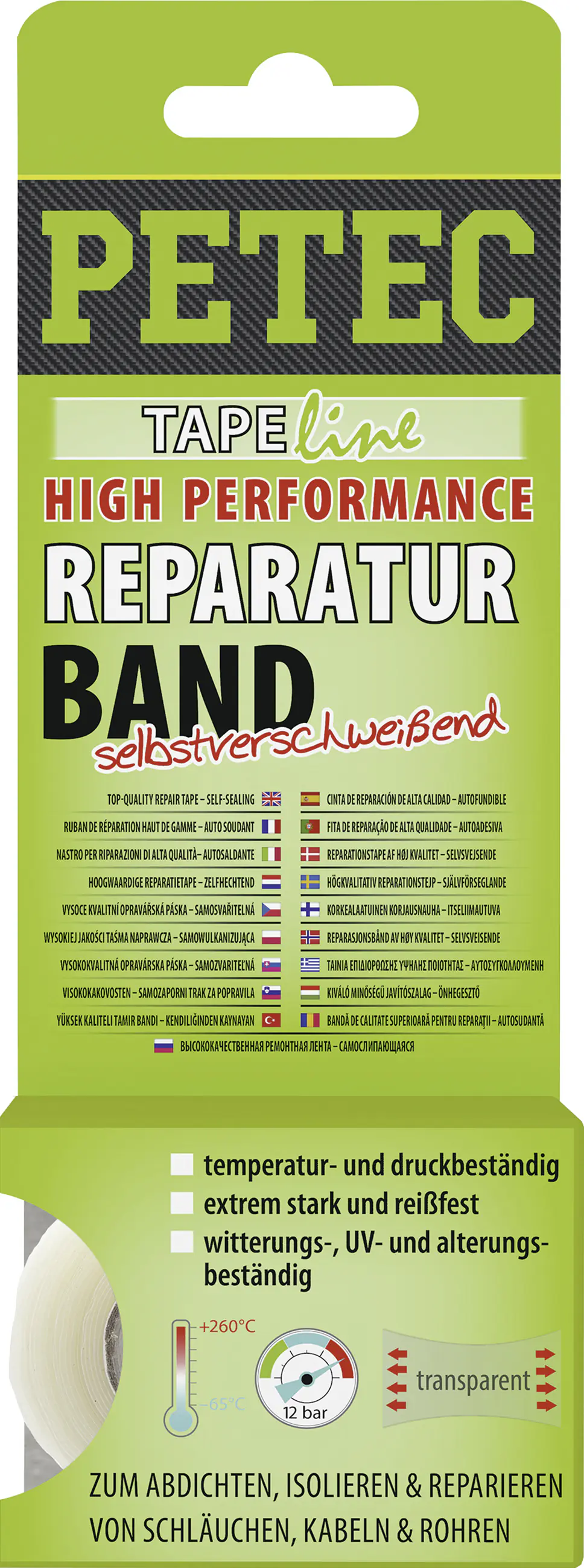 Petec Reparaturband High Performance selbstverschweißend 3m