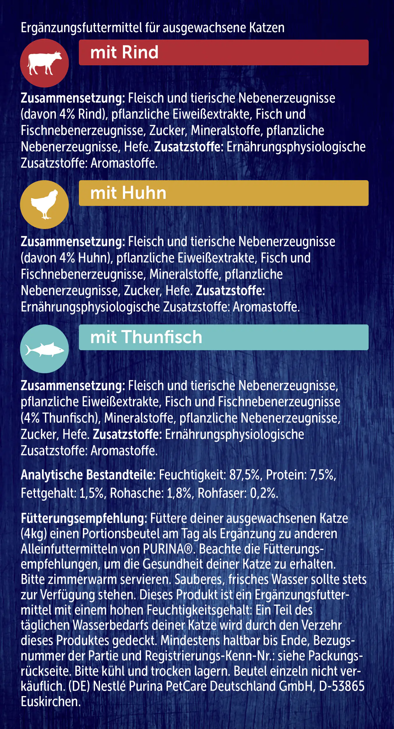 Felix Soup Tender Strips mit Rind, Huhn & Thunfisch 6 x 48 g Felix Soup Tender Strips mit Rind, Huhn & Thunfisch 6 x 48 g