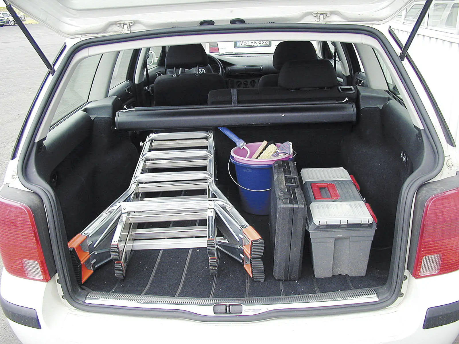 Krause Aluminium-Gelenk-Teleskopleiter MONTO TeleMatic 5 m