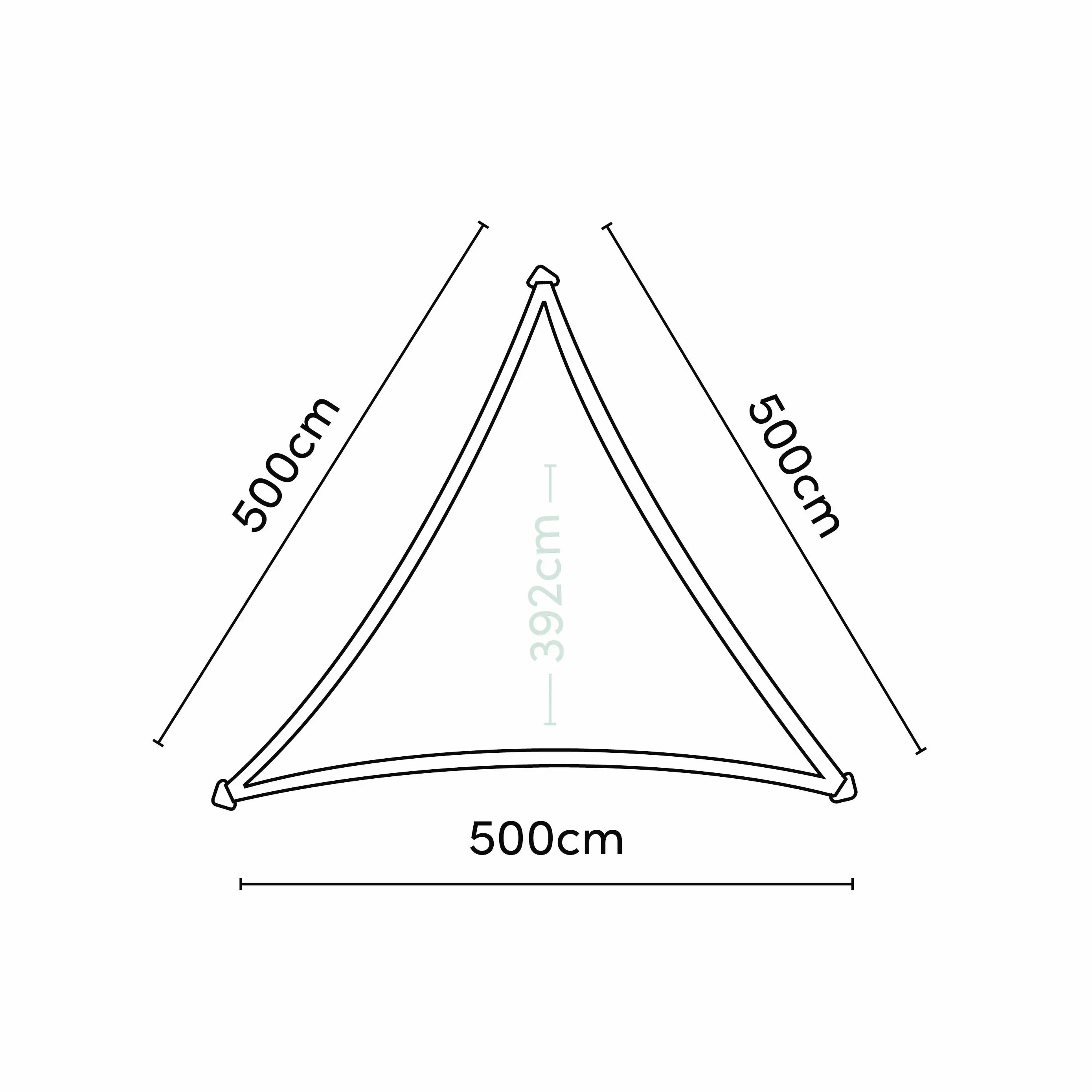 Platinum Sonnensegel Dreamsail 5 x 5 m creme