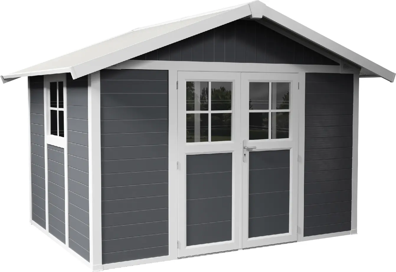 Grosfillex Gartenhaus Deco H 7,5 370 x 298 cm (inkl. Dachüberstand)