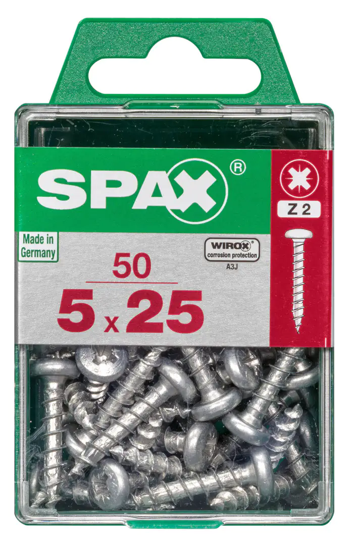 Spax Universalschrauben 5.0 x 25 mm TX 20 - 50 Stk.