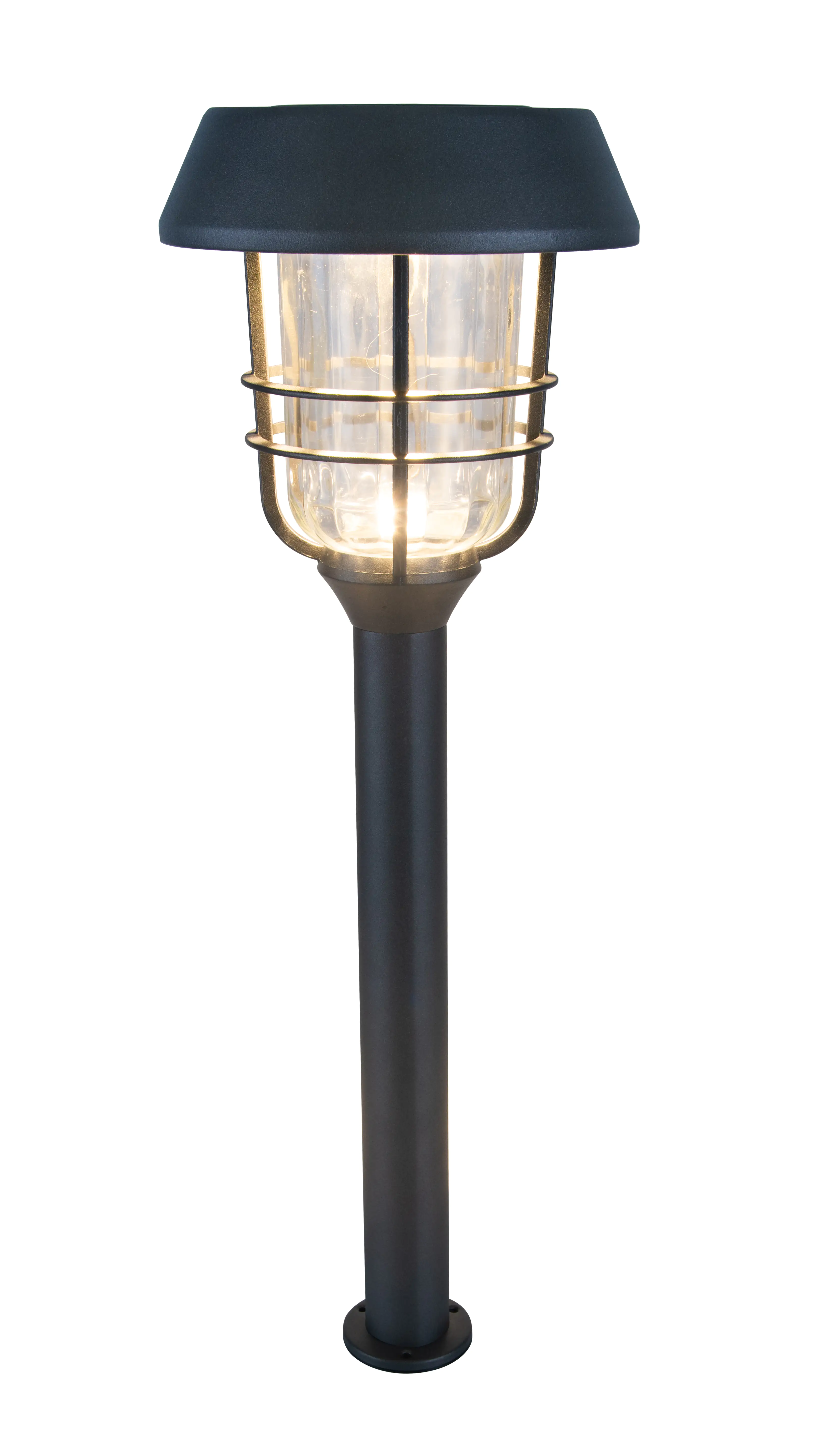 TrendLine LED Solarleuchte 2 in 1 mit Erdspieß, Standfuß