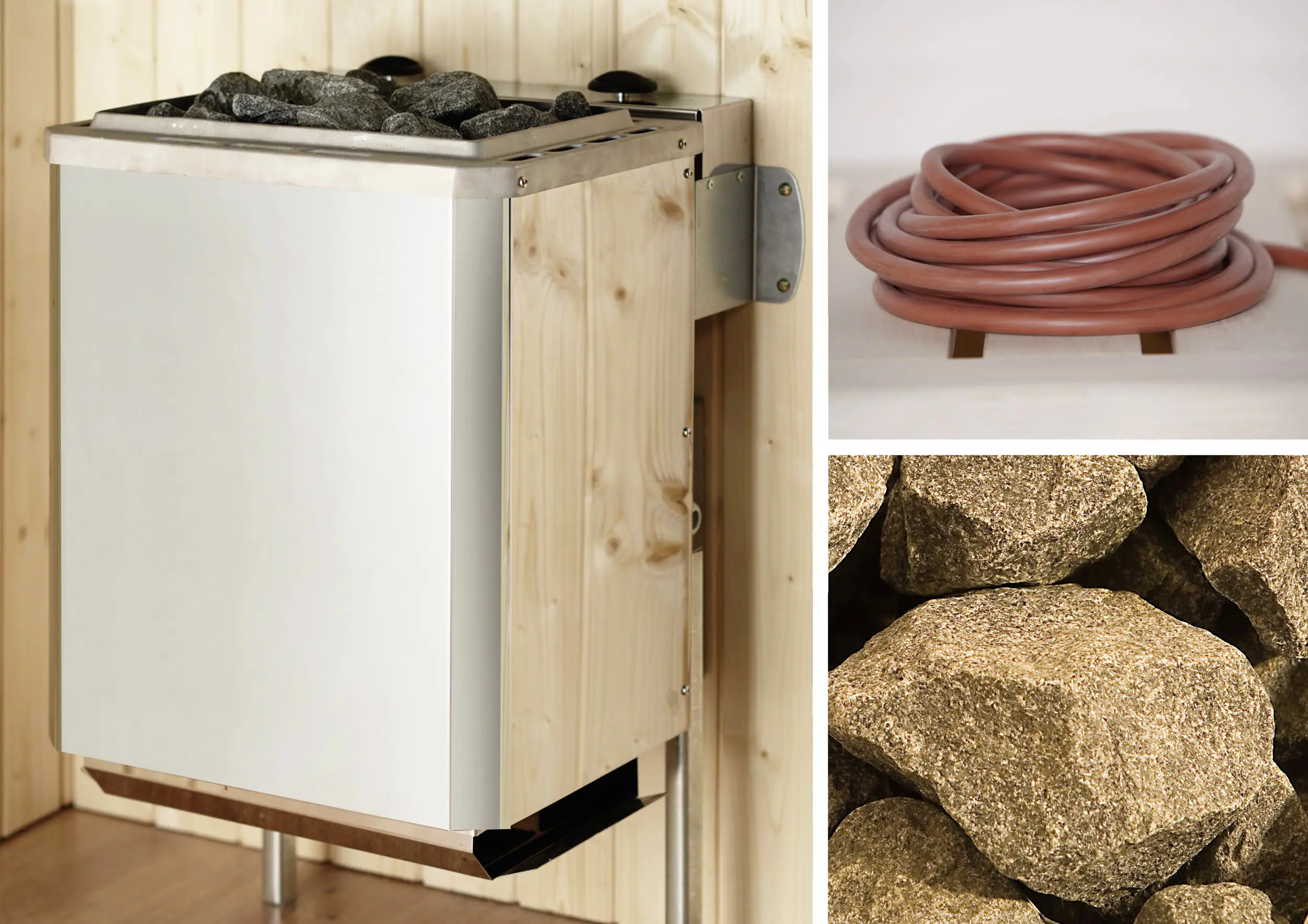 Weka Massivholz-Sauna Valida Eck Gr. 2 Sparset 9,0 kw OS