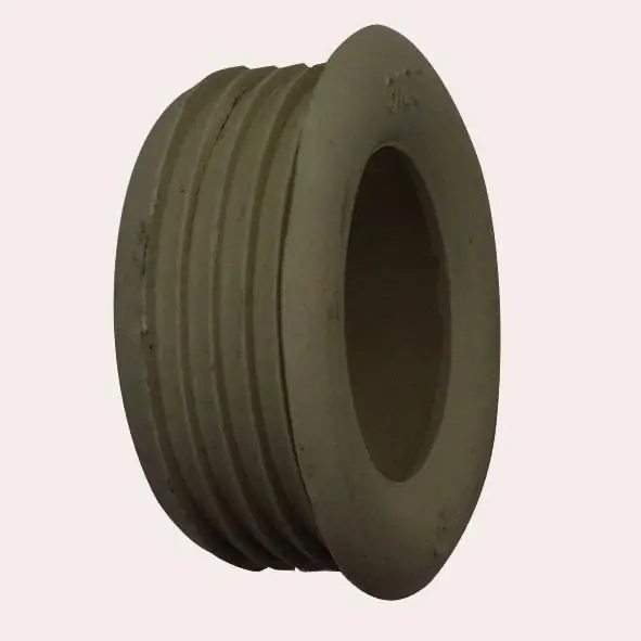 Spülrohrverbinder Gummi, weiß