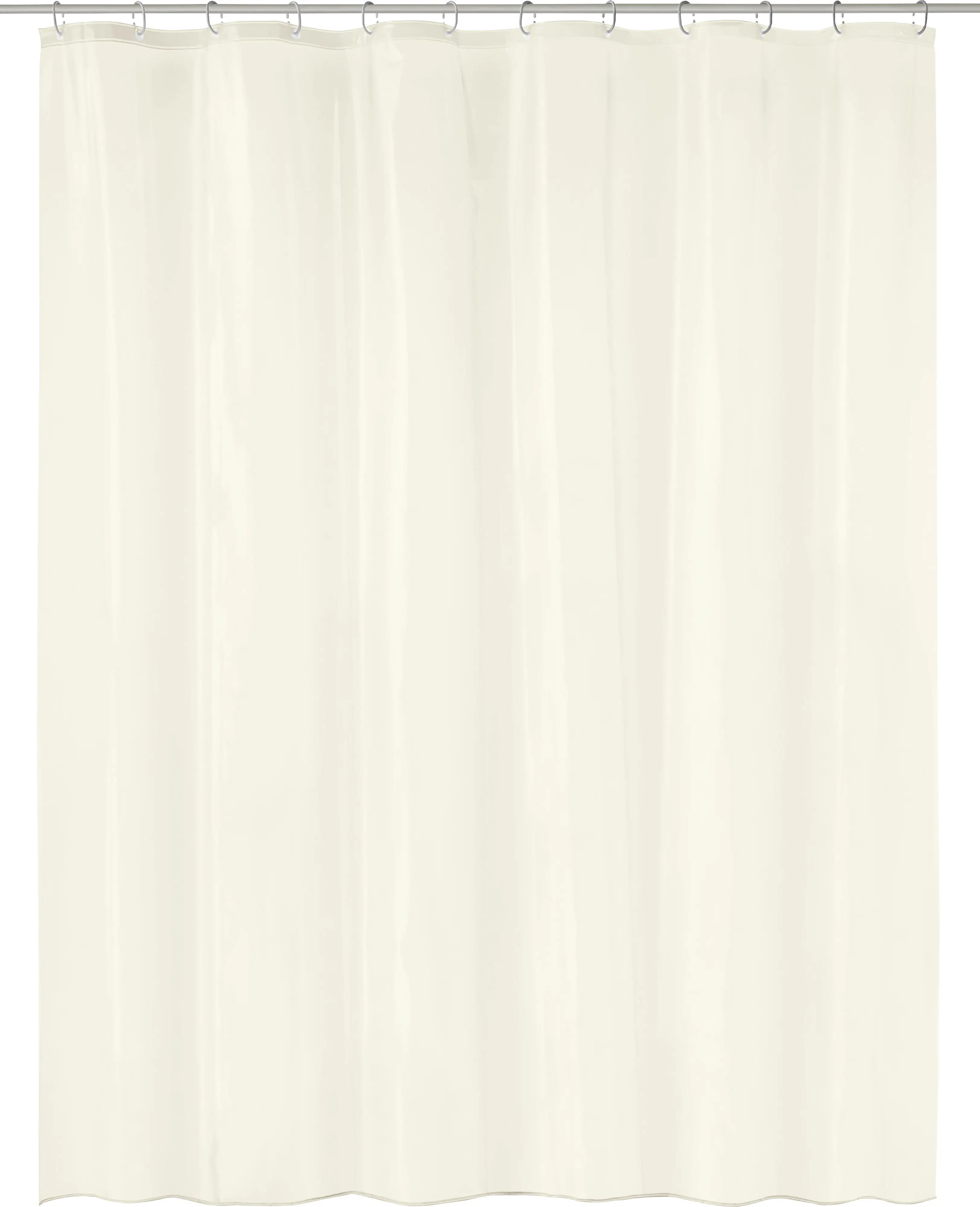Kleine Wolke Duschvorhang Uno ecru 180 x 200 cm