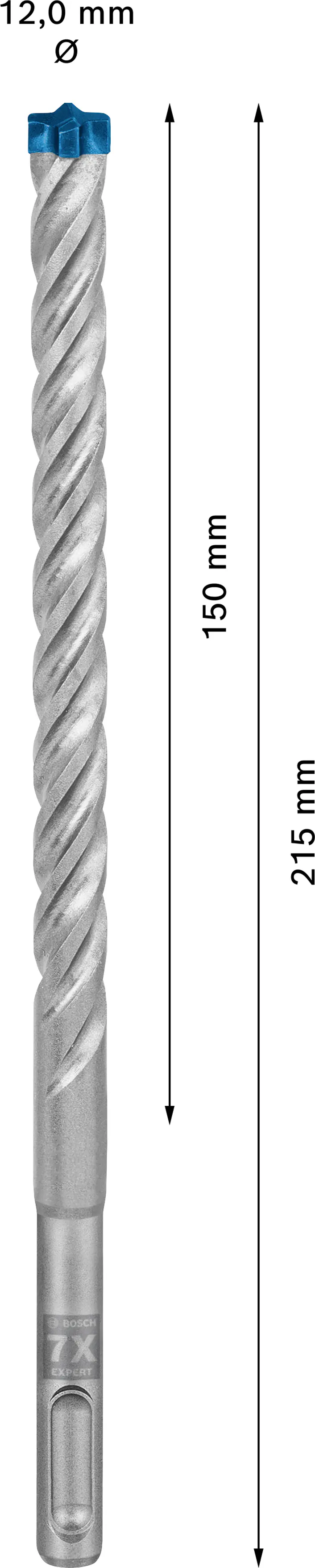 Bosch Expert SDS plus-7X Hammerbohrer 12 x 150 x 215 mm